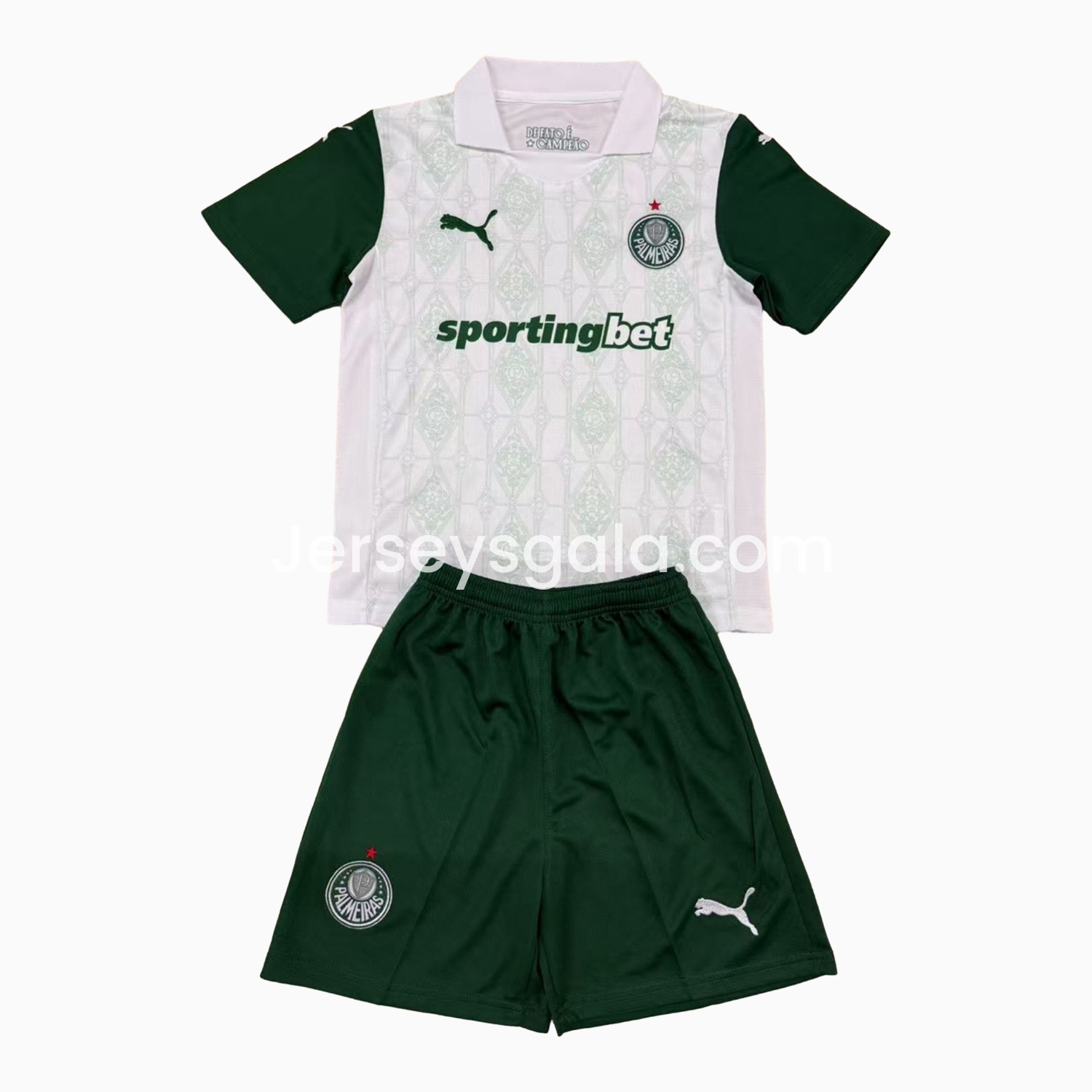 Palmeiras 25-26 Away Men's Adult Jersey Set - Fans Version - SOCCERDEALSHOP