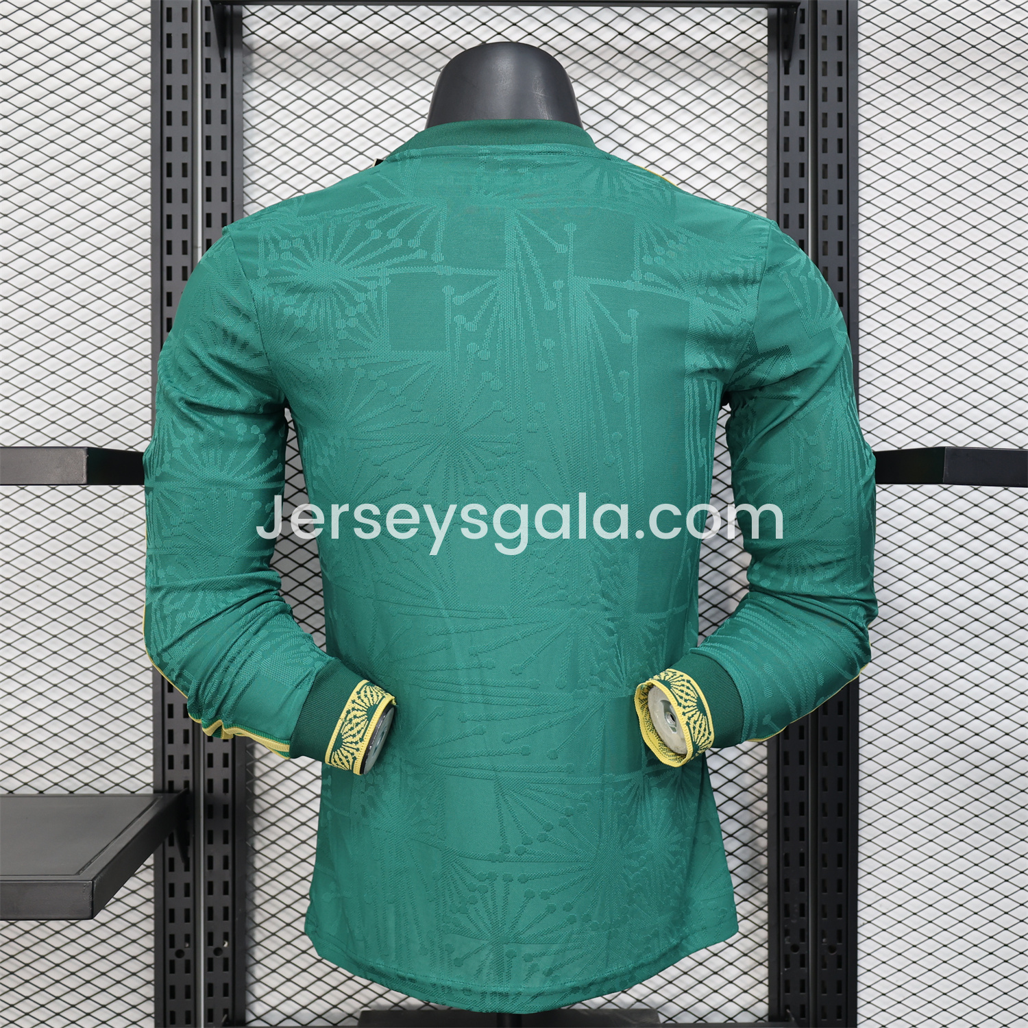 Mexico 2025 Gold Cup Green Long Sleeves Jersey - Player Version - SOCCERDEALSHOP