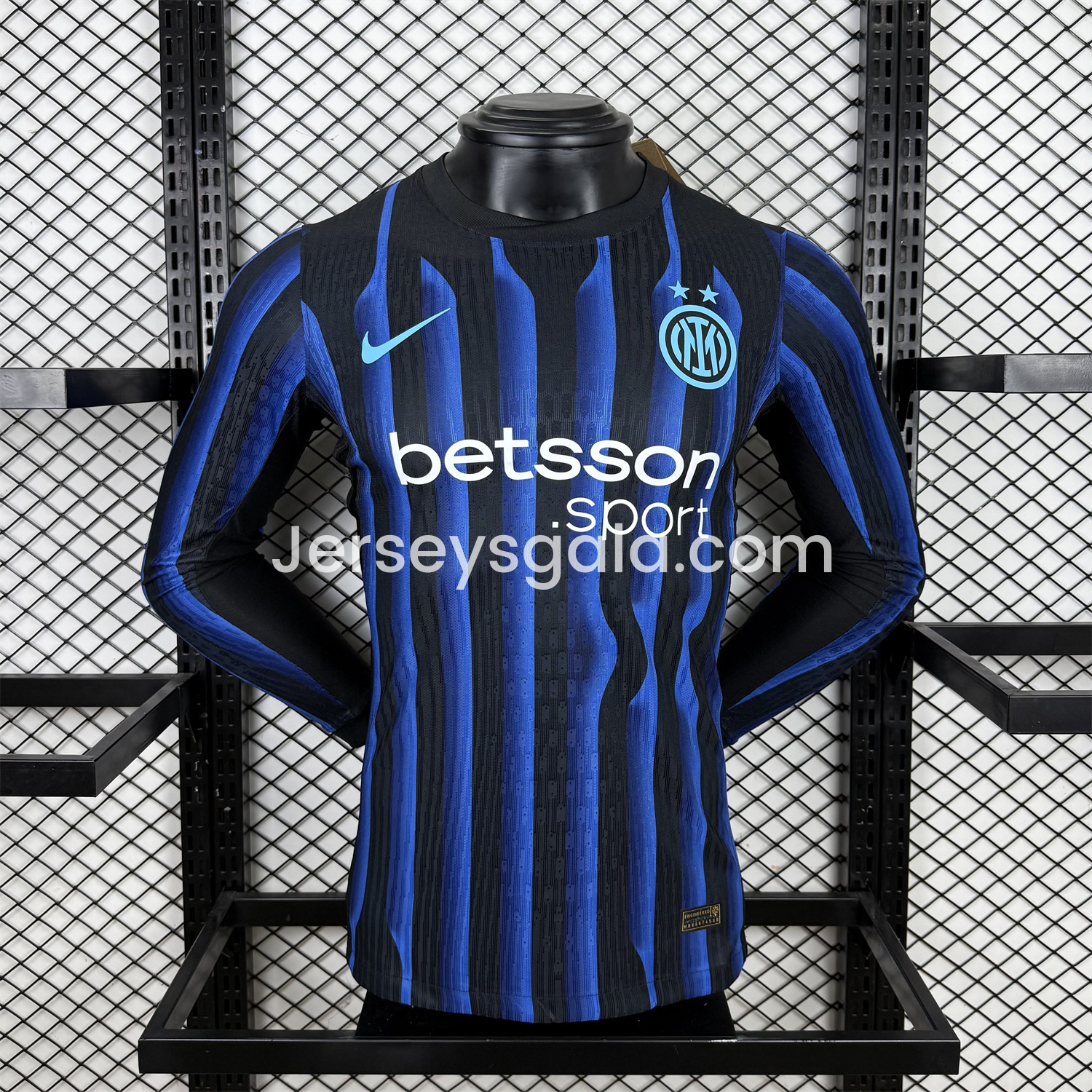 Inter Milan 2025-26 Home Long Sleeves Jersey - Player Version - SOCCERDEALSHOP