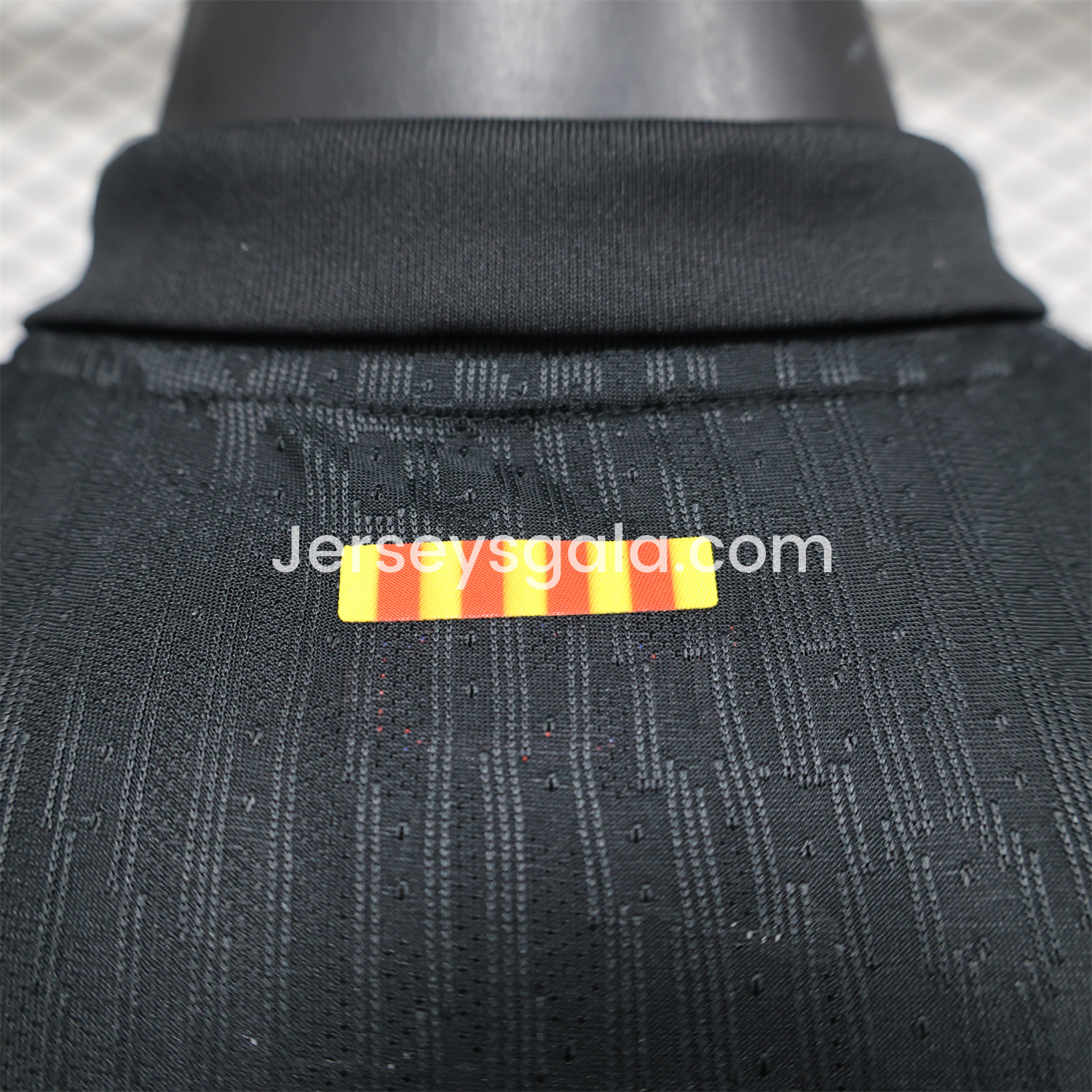 【New】B.A.R.S.A x Travis Scott 24-25 Away Pure Black Jersey - Player Version - SOCCERDEALSHOP