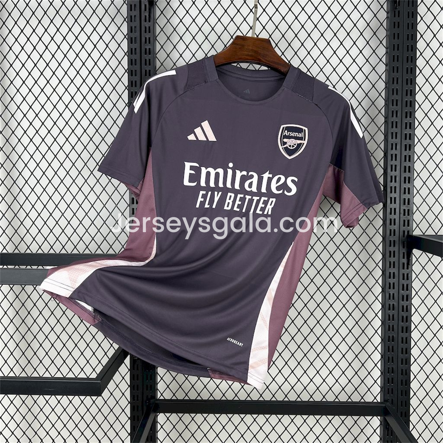 Arsenal 24-25 Deep Purple Training Jersey - Fans Version - SOCCERDEALSHOP