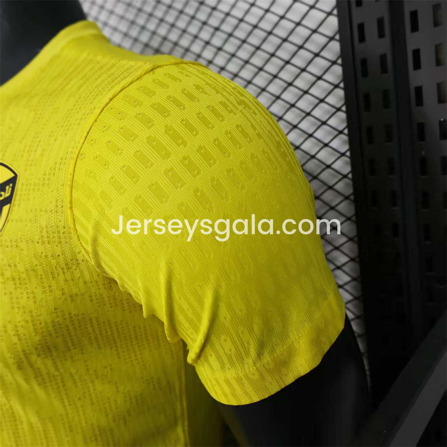 Al Ittihad Jeddah United 24-25 Pre-Match Yellow Jersey - Player Version - SOCCERDEALSHOP