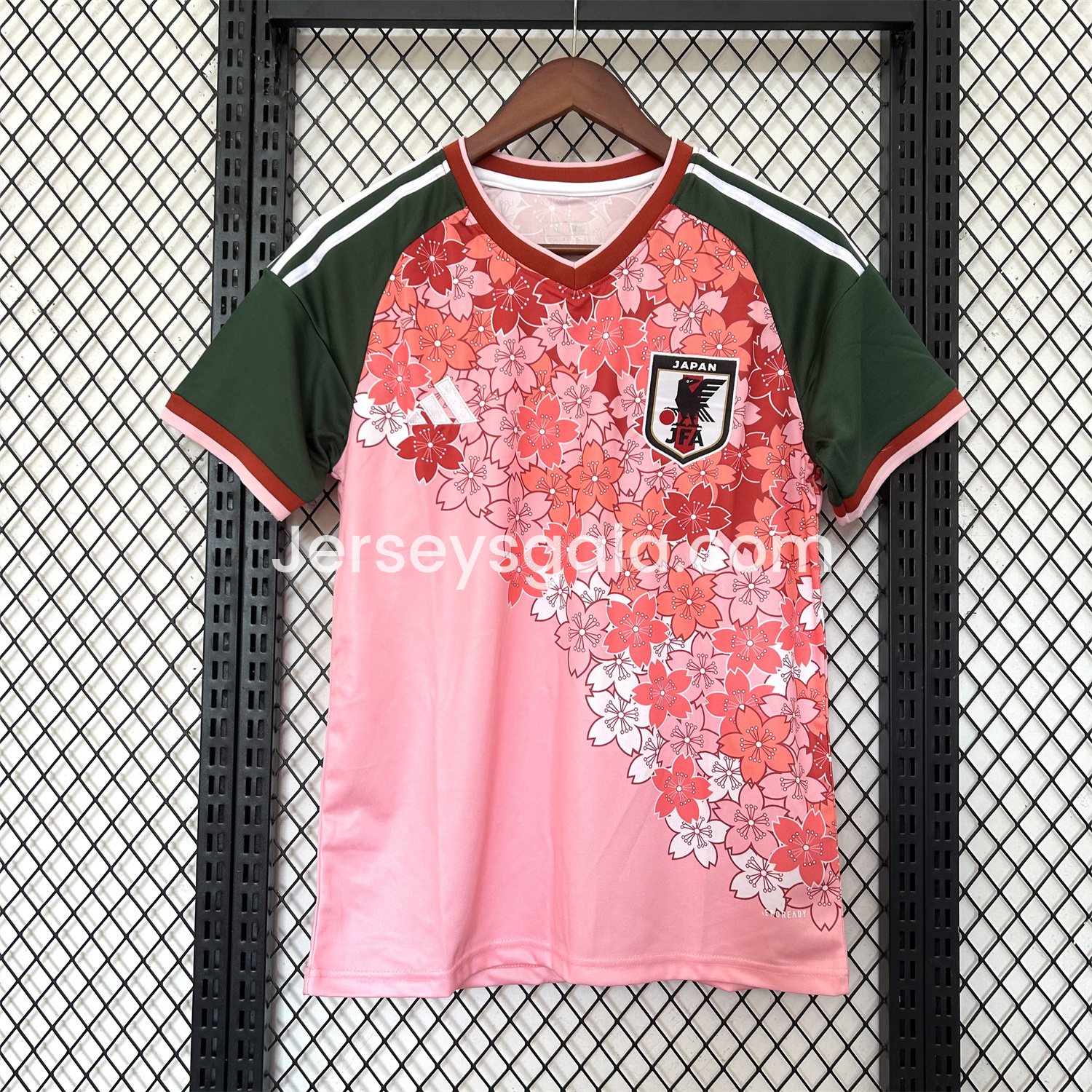 Japan 25-26 Red & Pink Flowers Special Edition Jersey - Fans Version - SOCCERDEALSHOP