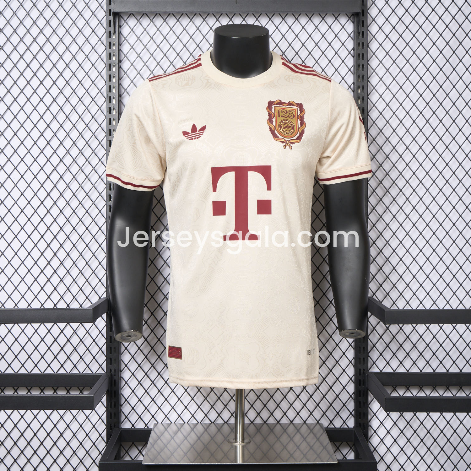 Bayern Munich 2025 Apricot 125th Anniversary Jersey - Player Version - SOCCERDEALSHOP