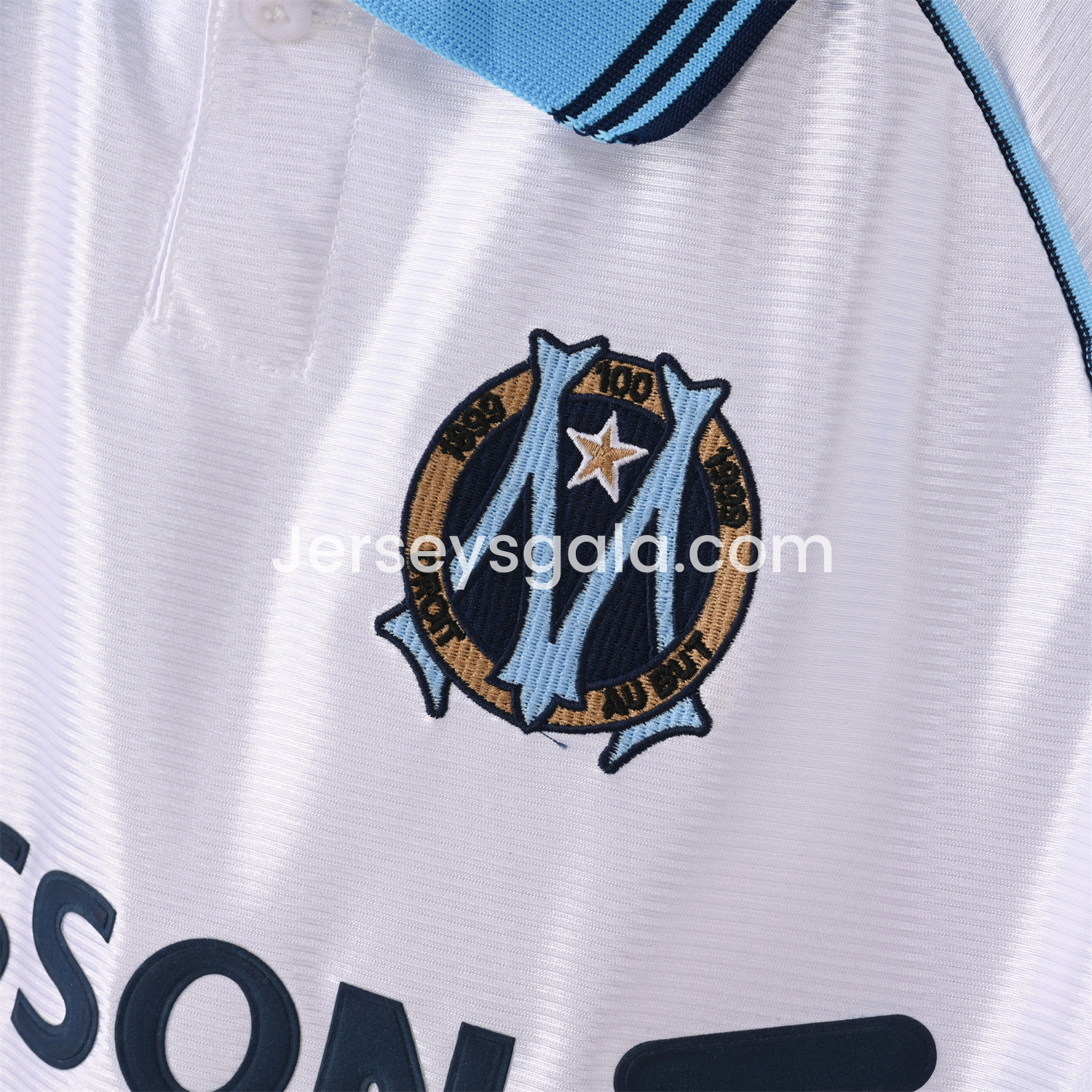Retro Marseille 1998-99 Home Jersey - SOCCERDEALSHOP