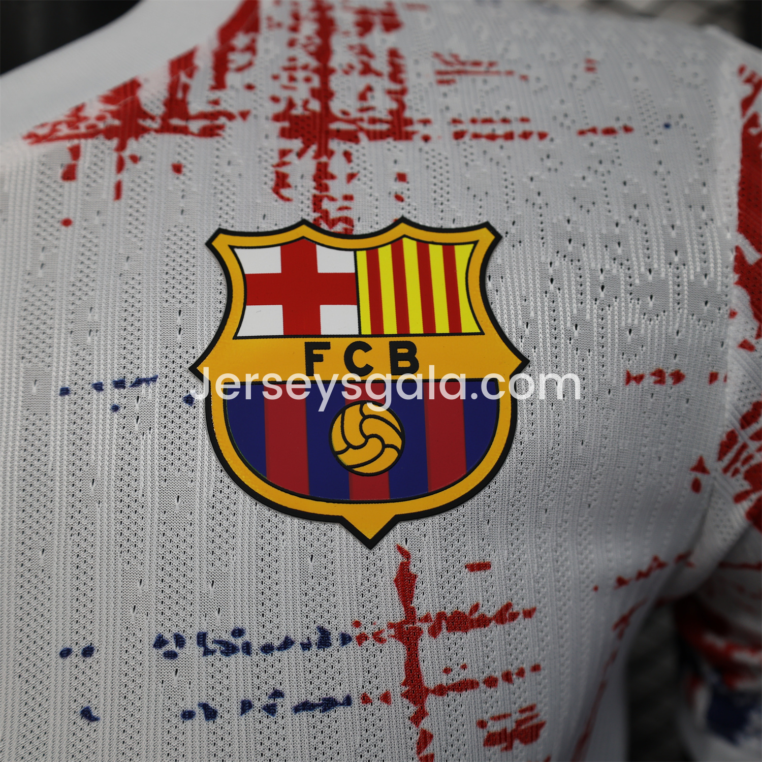 B.A.R.S.A 25-26 Red & Blue & White Special Edition Jersey - Player Version - SOCCERDEALSHOP