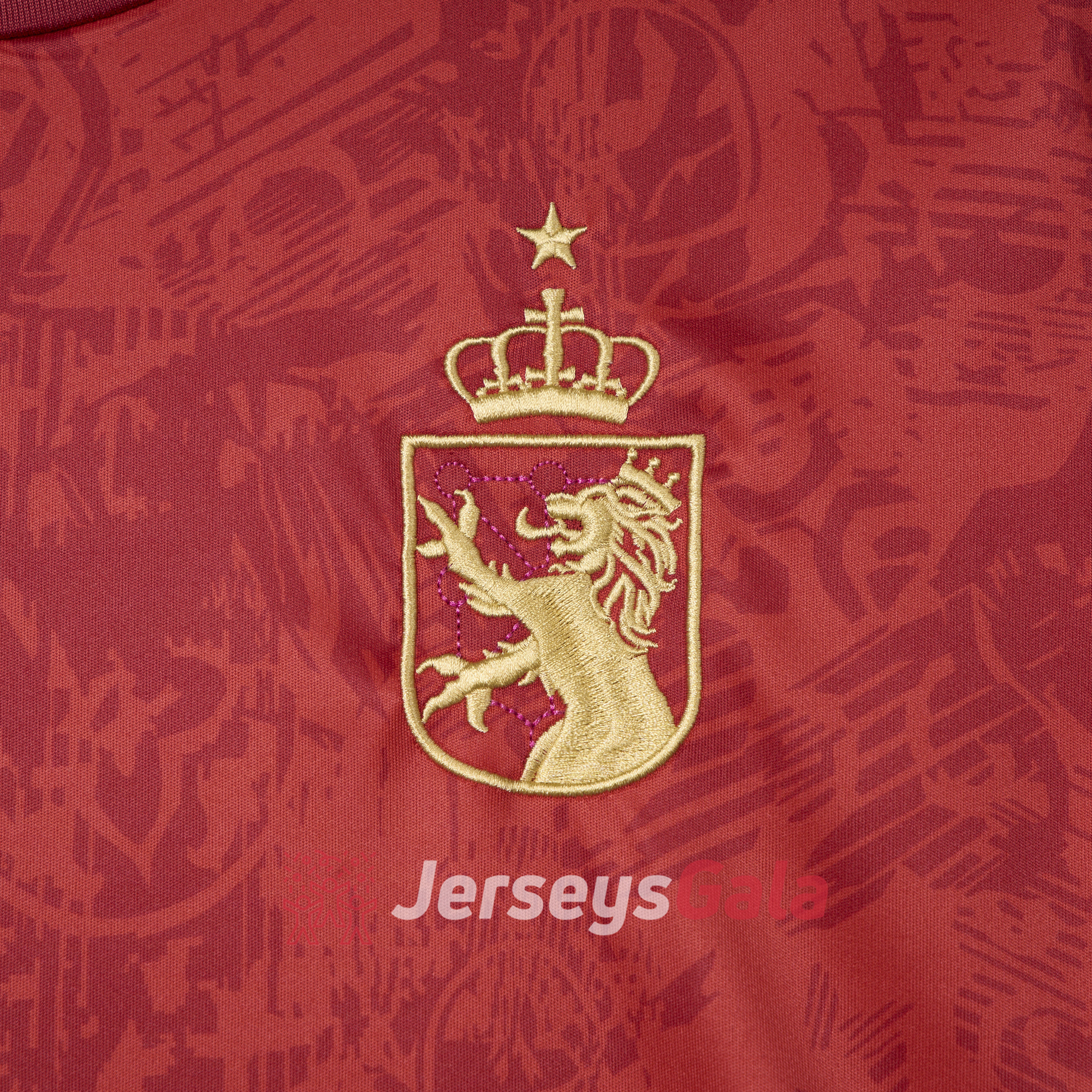 Spain 2024-25 COMMA Red Special Edition Jersey - Fans Version - SOCCERDEALSHOP