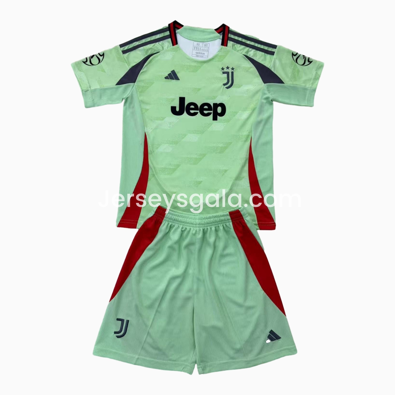 Juventus 24-25 Green Concept Kids Kit - SOCCERDEALSHOP