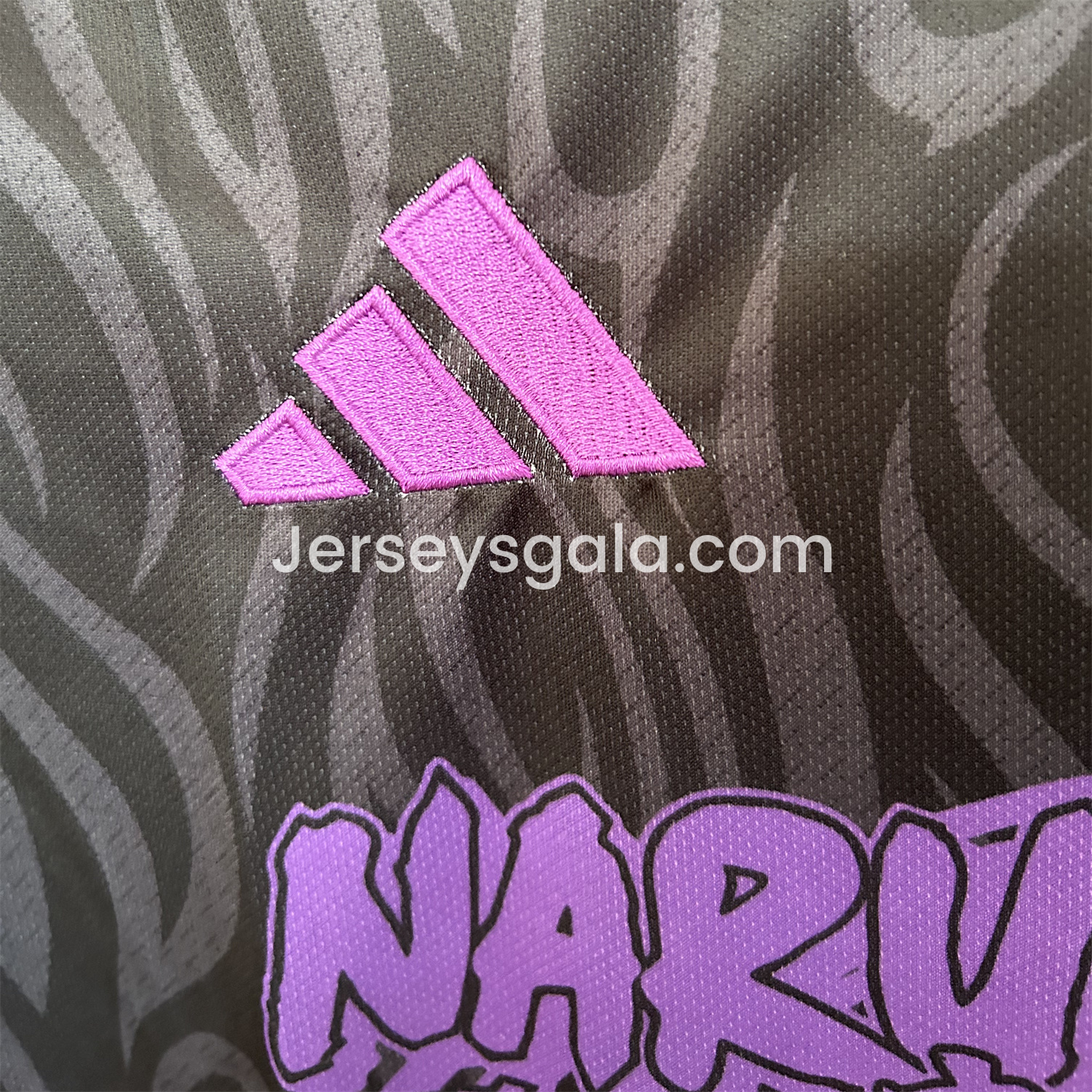 Japan 25-26 Purple NARUTO 20th Anniversary Black Special Jersey - Fans Version - SOCCERDEALSHOP