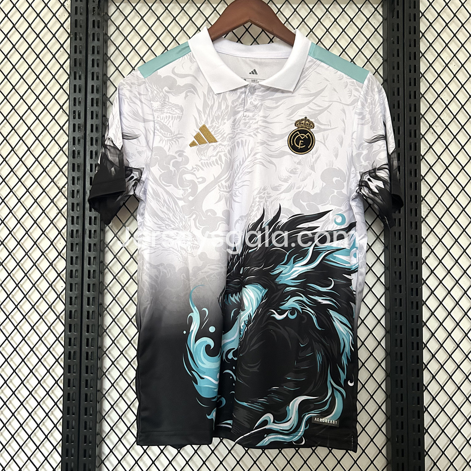 Real Madrid 25-26 Blue Fire Black Dragon Special Edition Jersey - Fans Version - SOCCERDEALSHOP