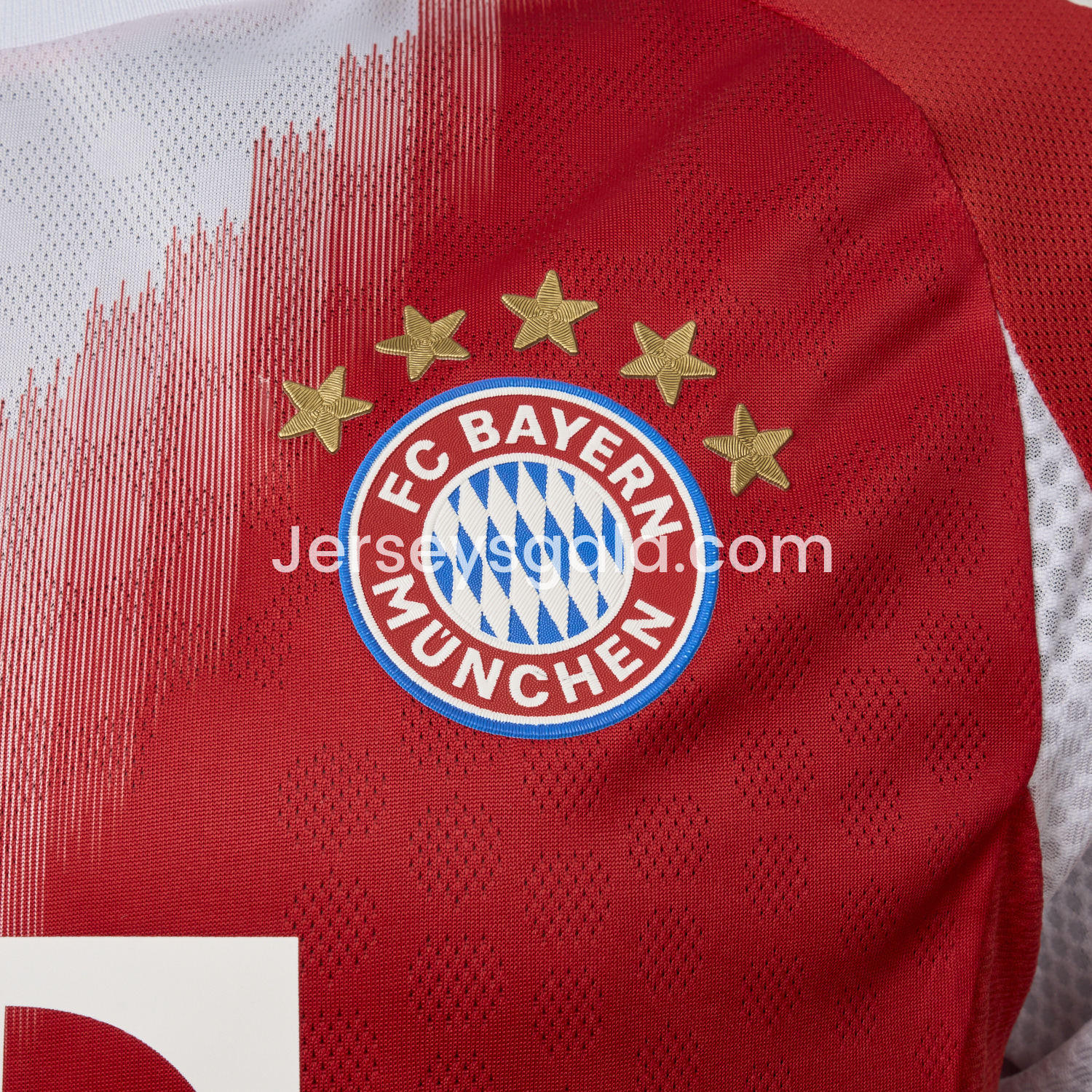 Bayern Munich 25-26 Pattern M Home Jersey(New Leaked Version) - Player Version - SOCCERDEALSHOP