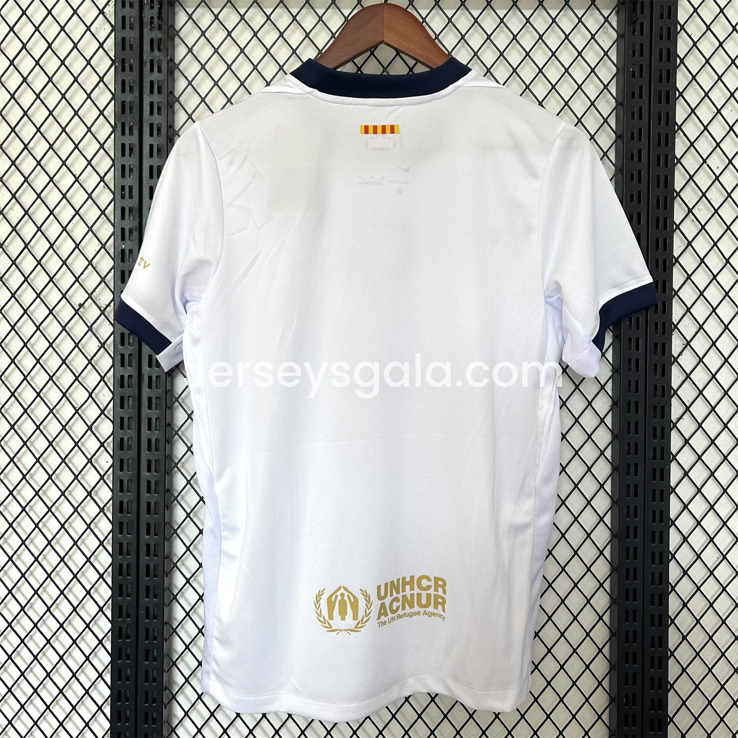 B.A.R.S.A 24-25 White GK Pre-match Training Jersey - Fans Version - SOCCERDEALSHOP
