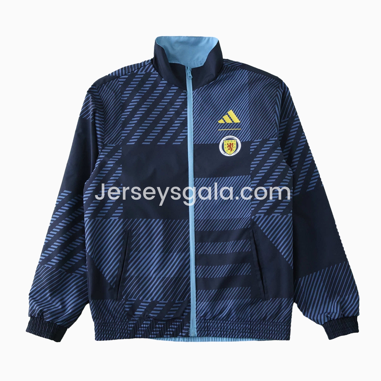 S-c-o.t l.a-n.d 24-25 Home Style Double Sided Reversible Windbreaker - Deep Blue - SOCCERDEALSHOP