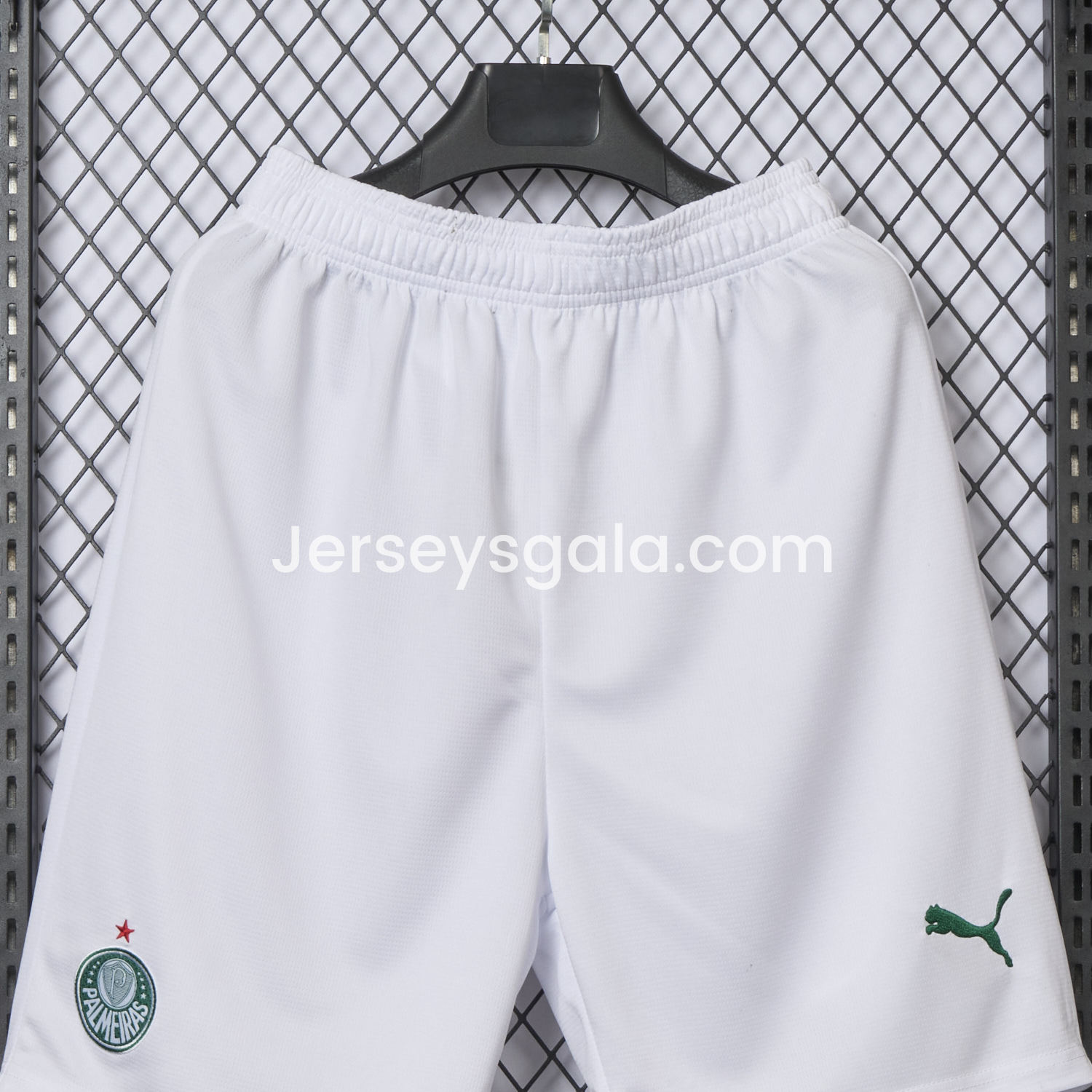 Palmeiras 25-26 White Home Shorts - Fans Version - SOCCERDEALSHOP