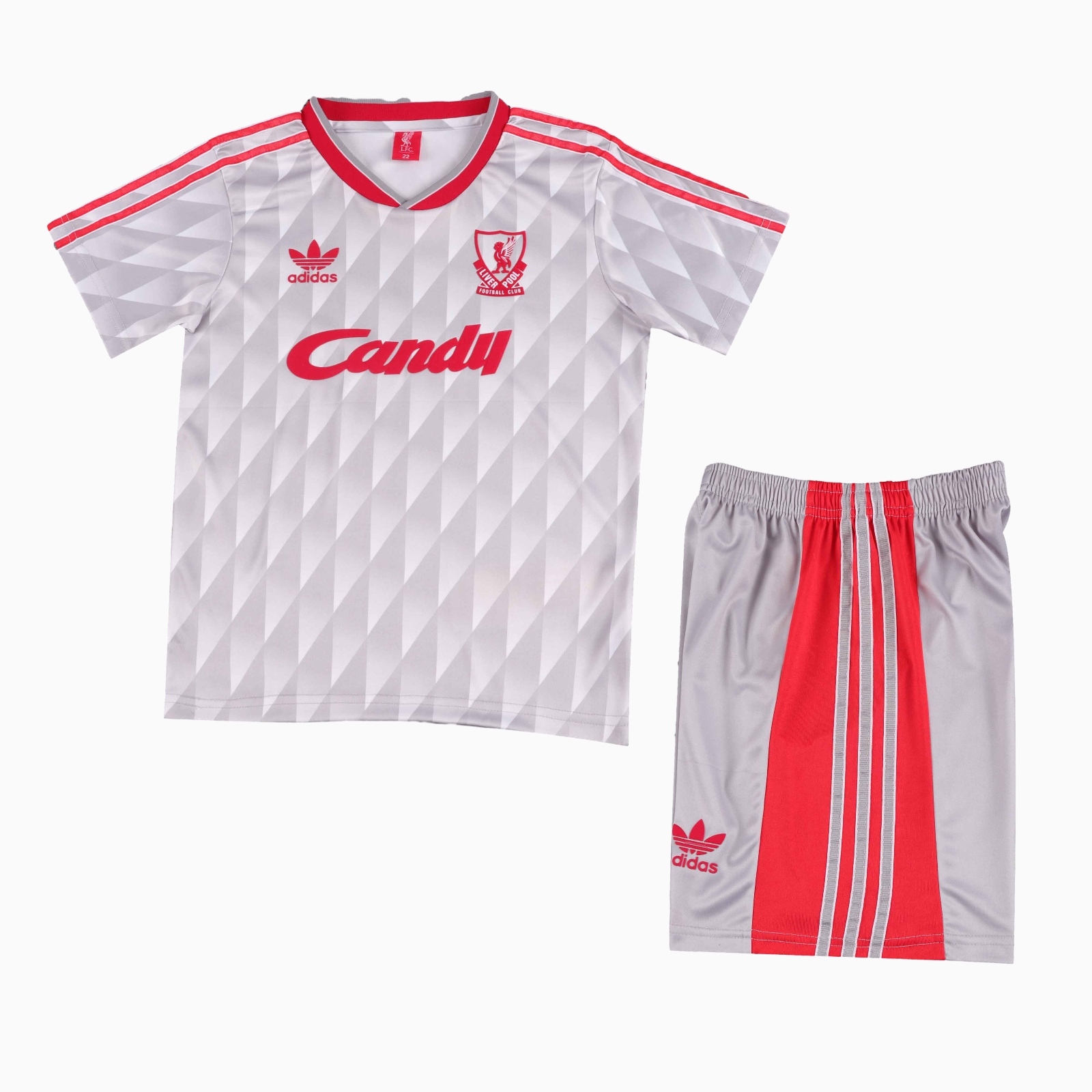 Retro Liver.pool 1989-91 Away Kids Kit - SOCCERDEALSHOP