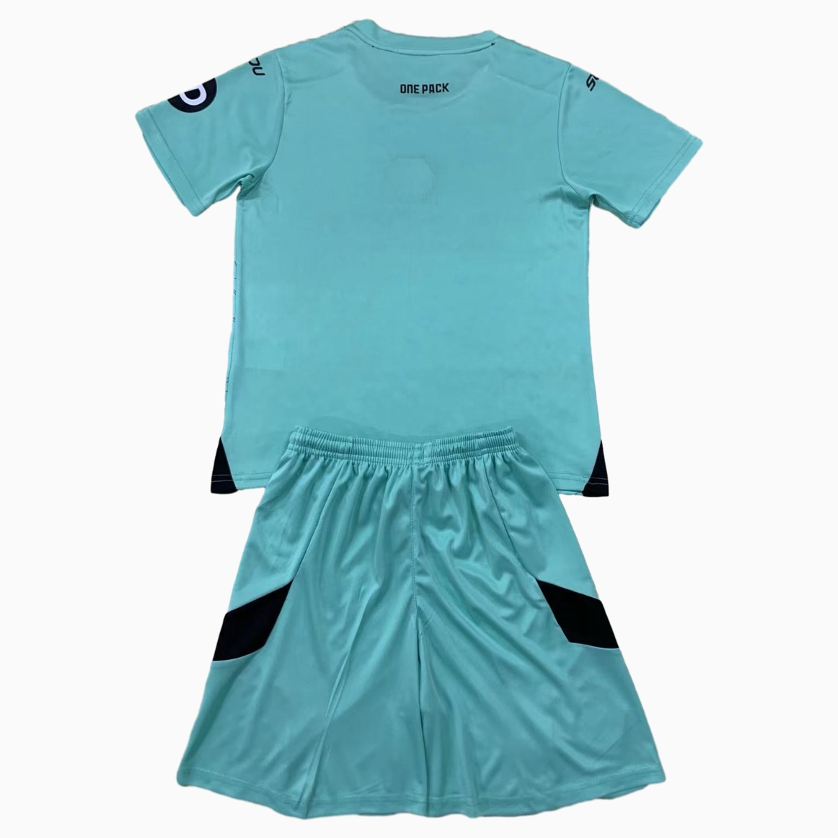 Wolverhampton Wanderers Wolves 24-25 Goalkeeper Lake Blue Kids Kit - SOCCERDEALSHOP