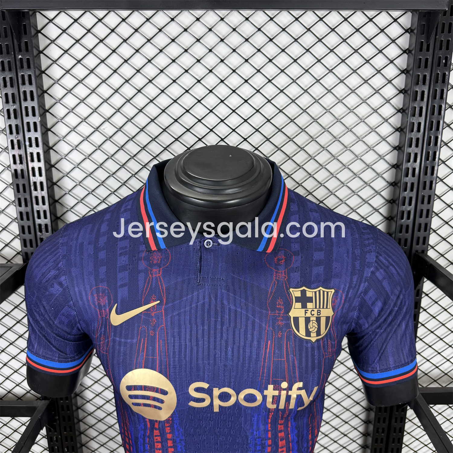 B.A.R.S.A 25-26 Sagrada Família Blue Special Edition Jersey - Player Version - SOCCERDEALSHOP