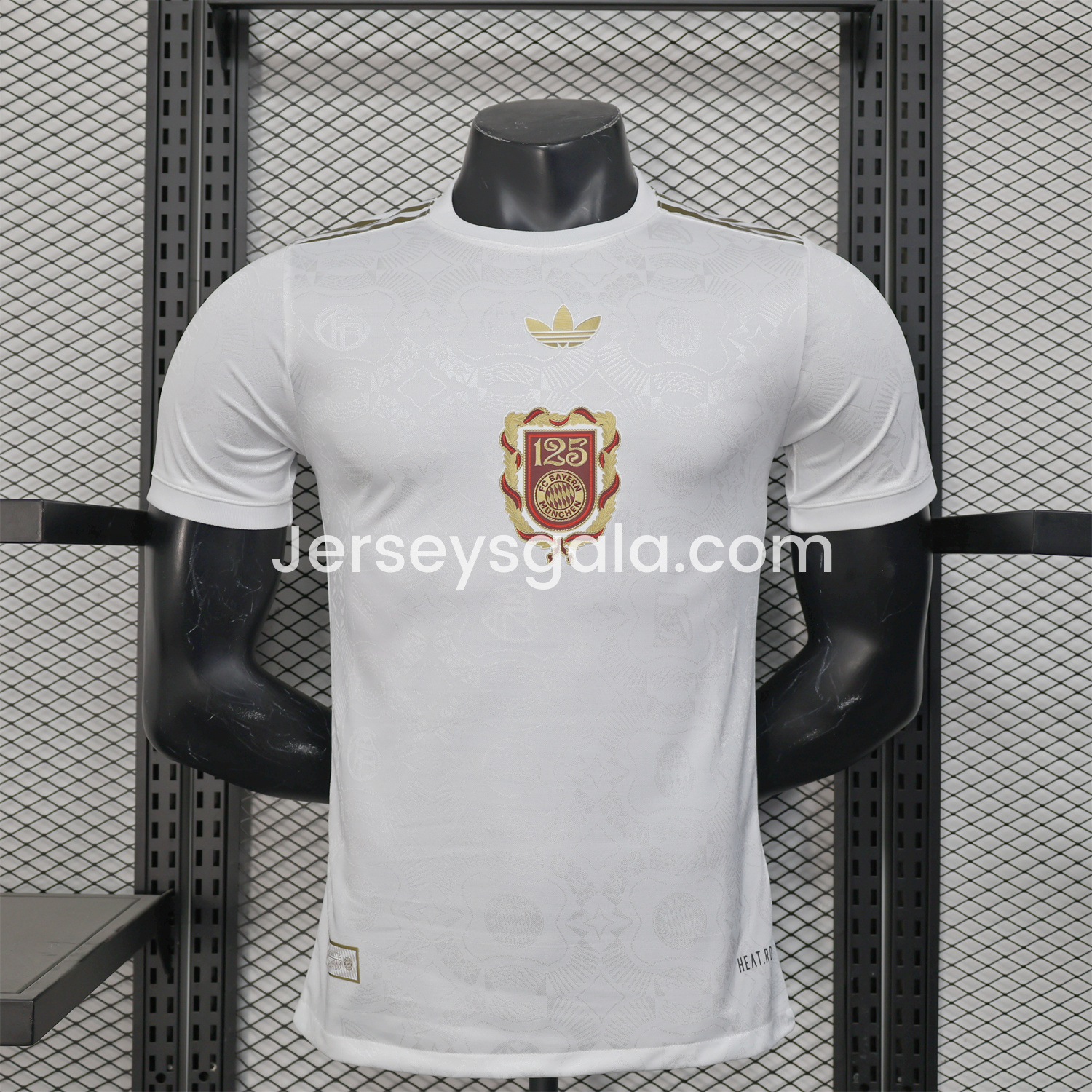 Bayern Munich 2025 White 125th Anniversary Jersey - with 125th Patch on Back - Player Version - SOCCERDEALSHOP