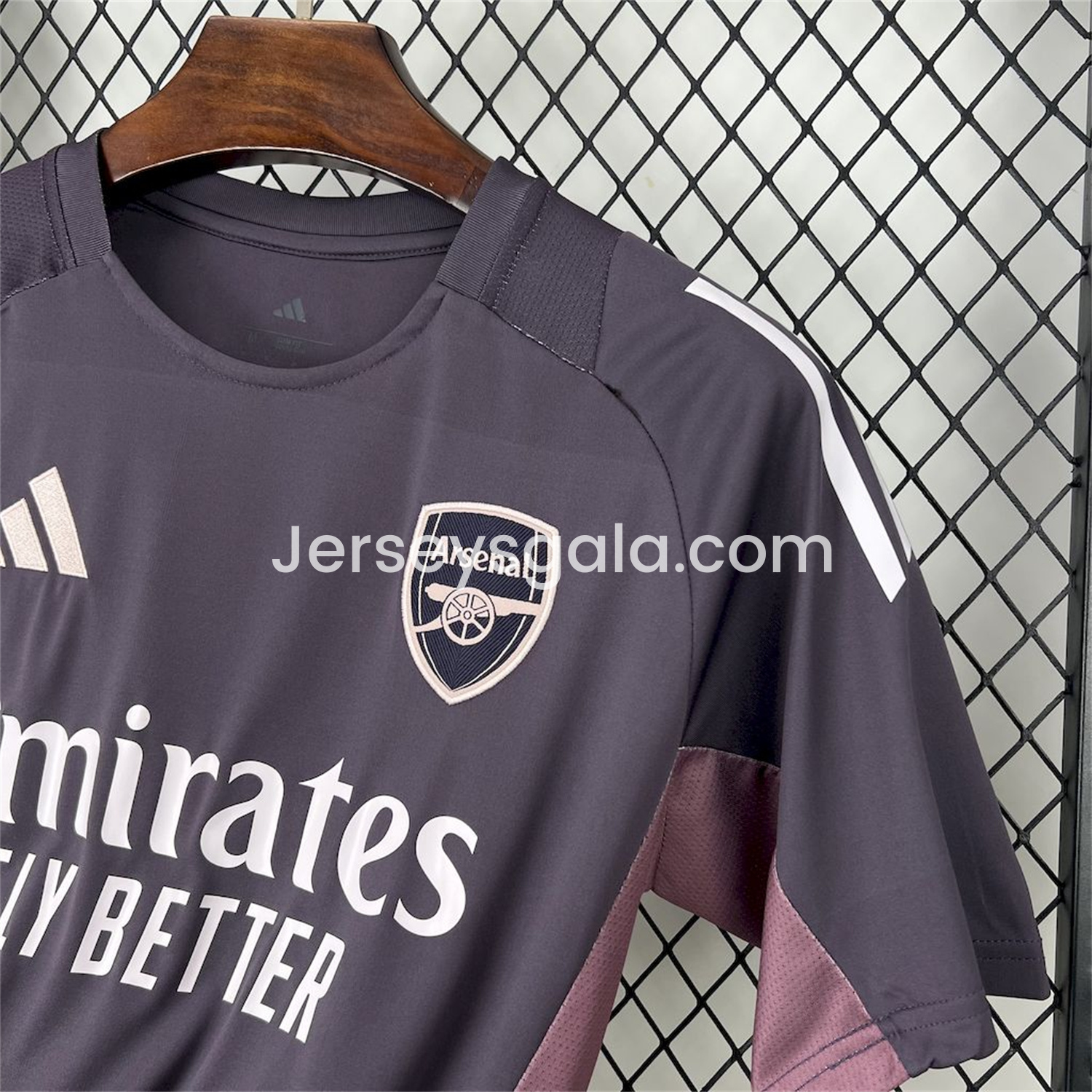 Arsenal 24-25 Deep Purple Training Jersey - Fans Version - SOCCERDEALSHOP