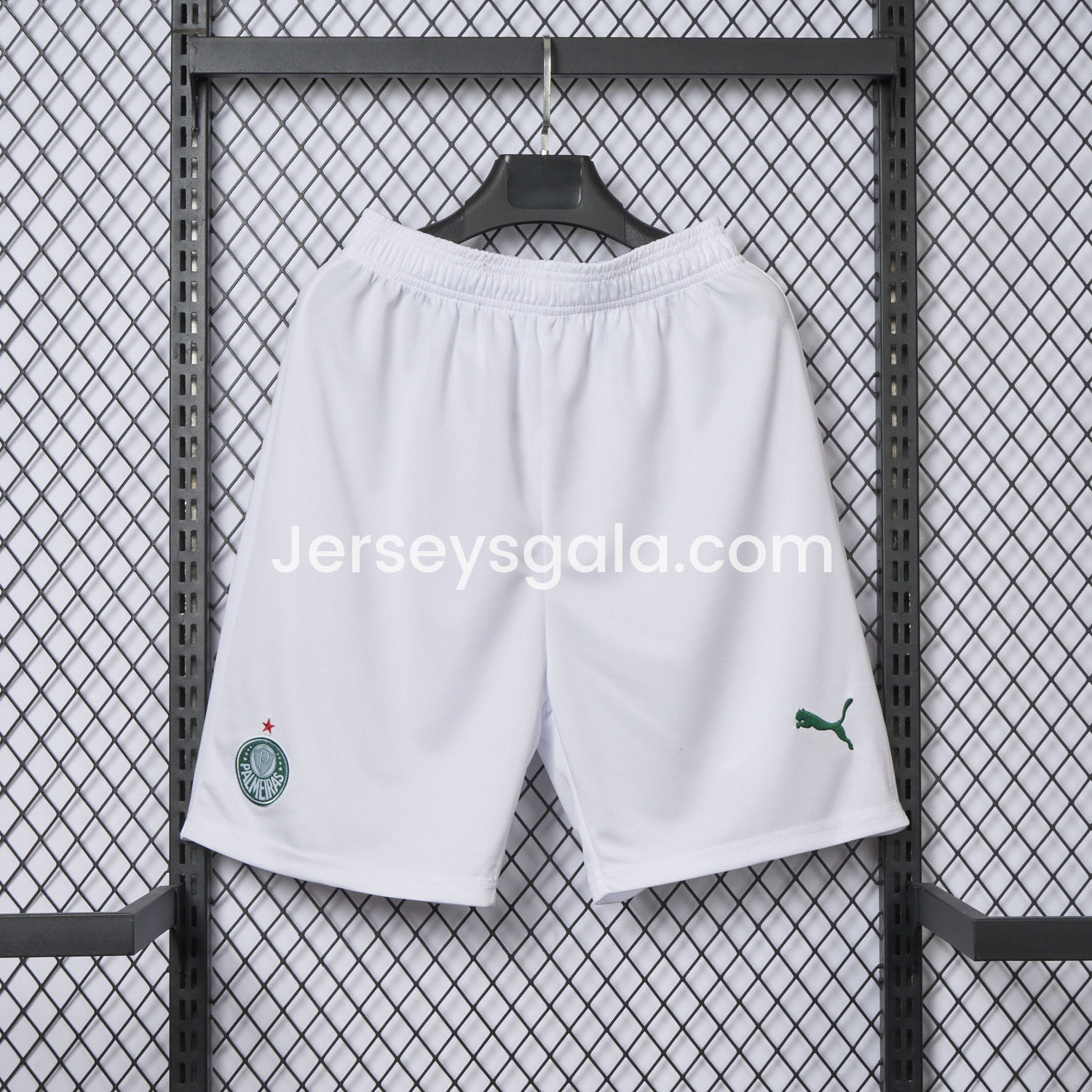 Palmeiras 25-26 White Home Shorts - Fans Version - SOCCERDEALSHOP