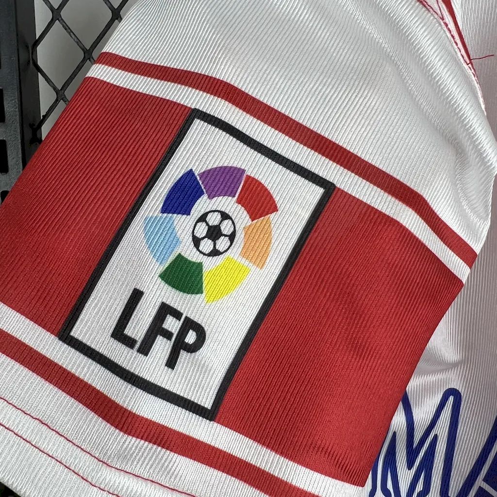 Retro Atletico Madrid 1999-00 Home Jersey with La Liga Patch - SOCCERDEALSHOP