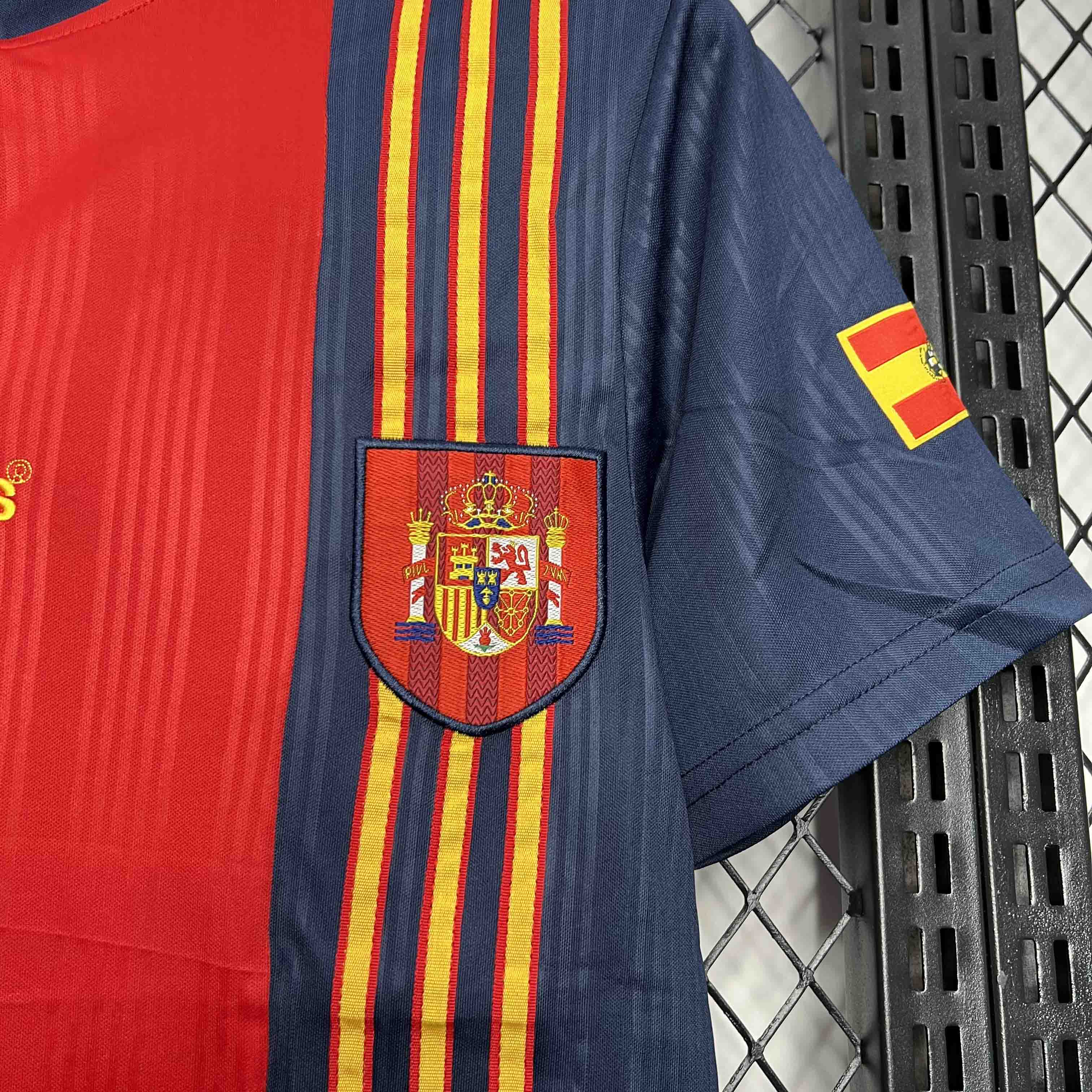 Retro Spain 1996 Home Jersey - SOCCERDEALSHOP