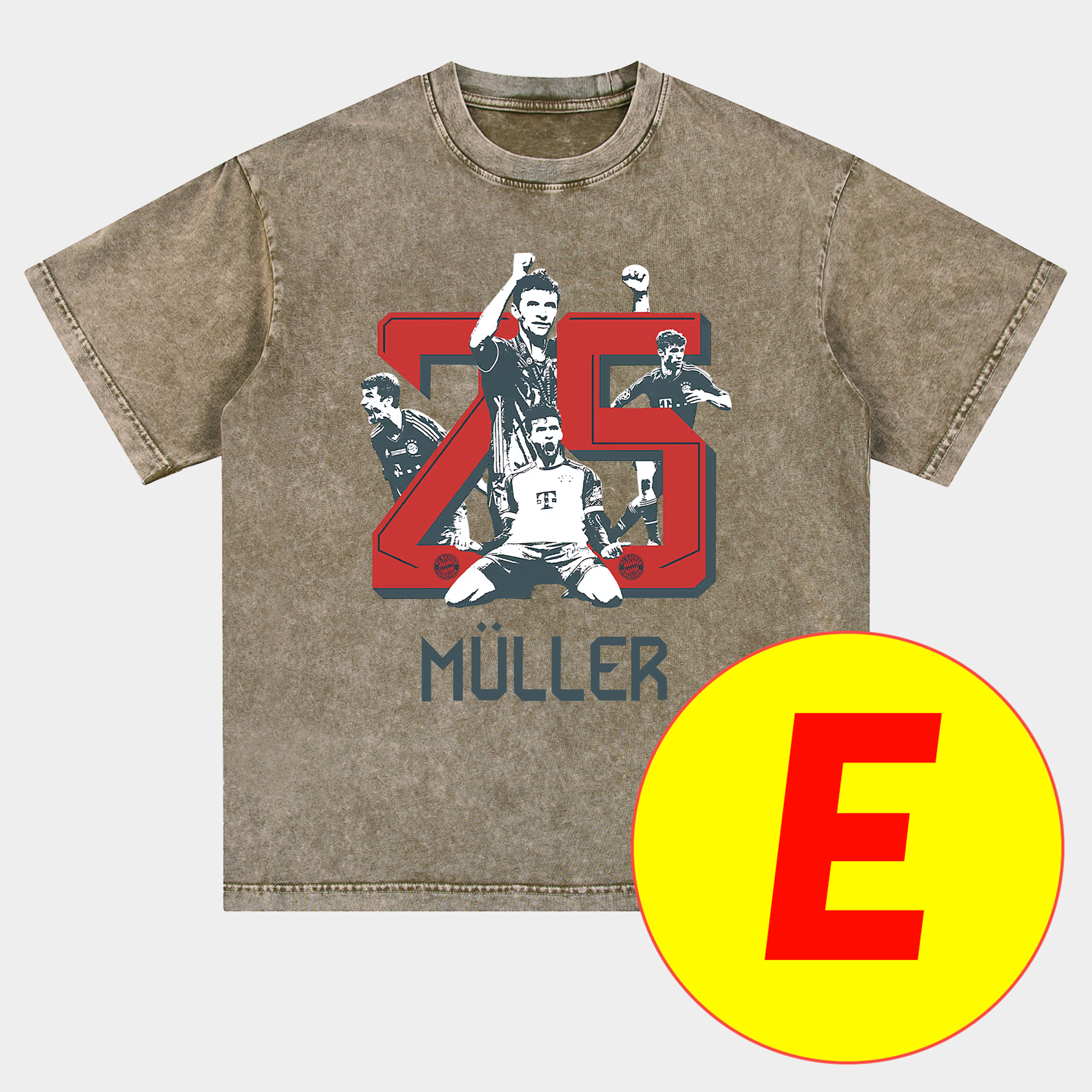 Bayern Munich Bundesliga Champions Deutscher Meister 2025 Oversized Washed T-Shirt - SOCCERDEALSHOP
