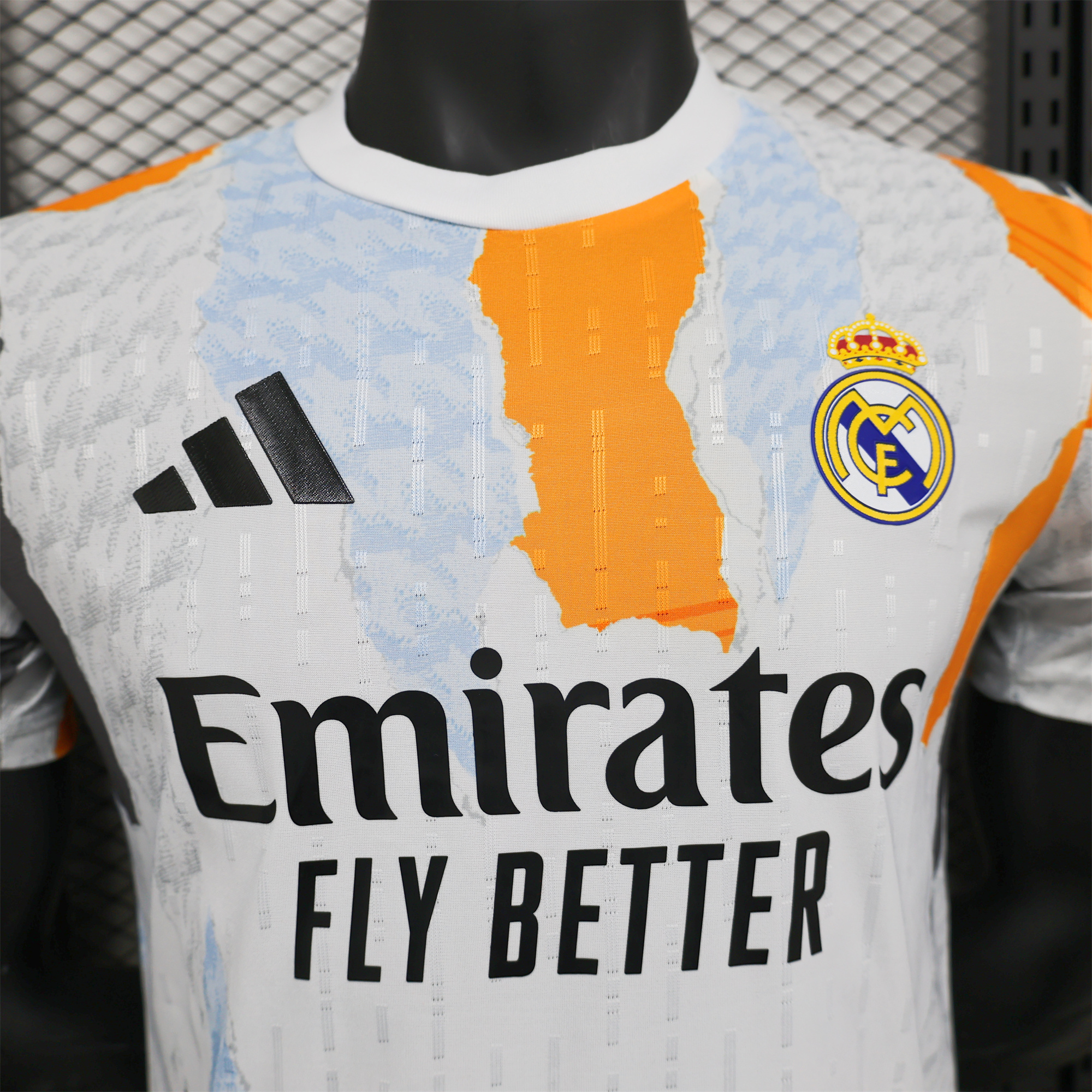 Real Madrid 24-25 Pre-Match 2 Jersey - Player Version - SOCCERDEALSHOP