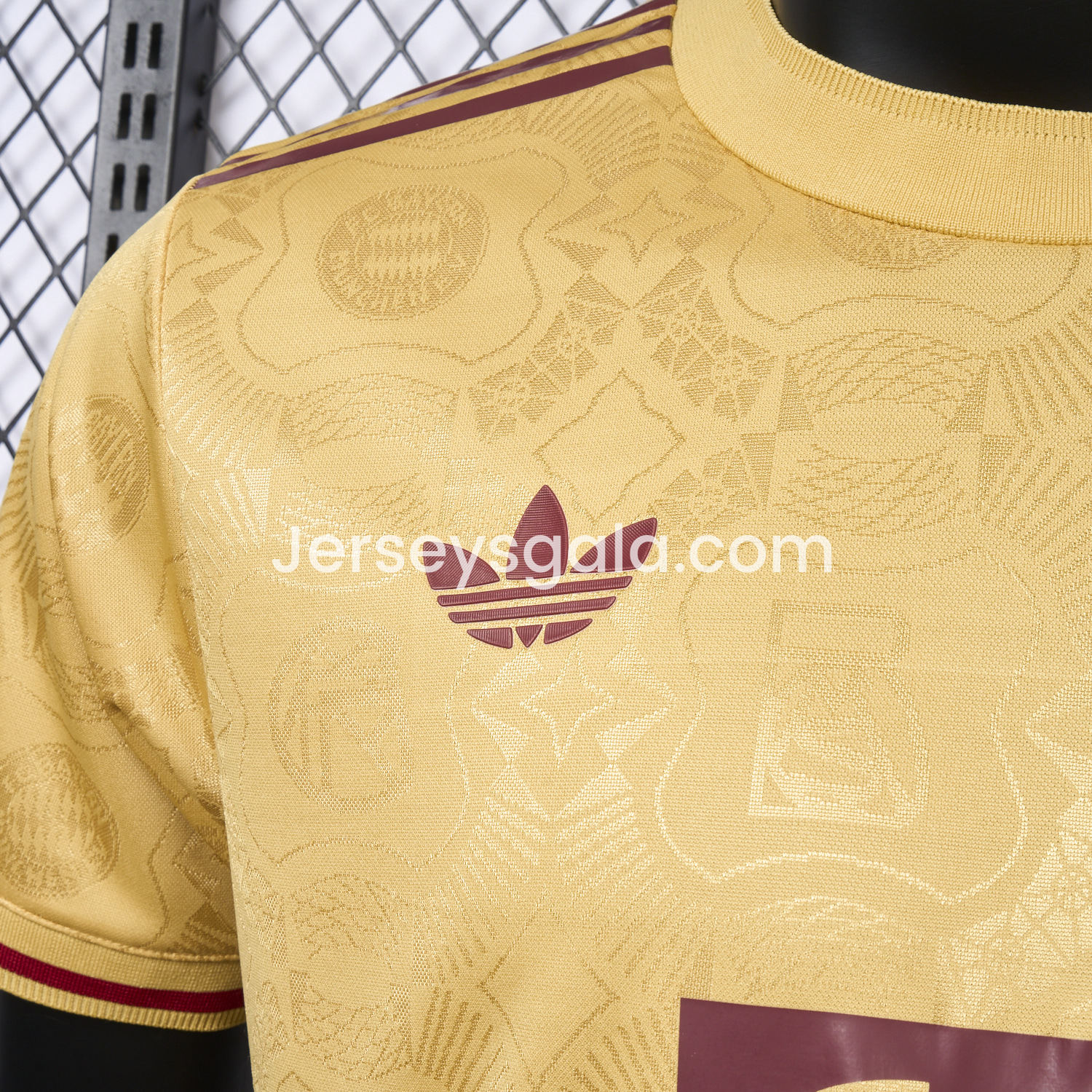 Bayern Munich 2025 Golden 125th Anniversary Jersey - Player Version - SOCCERDEALSHOP