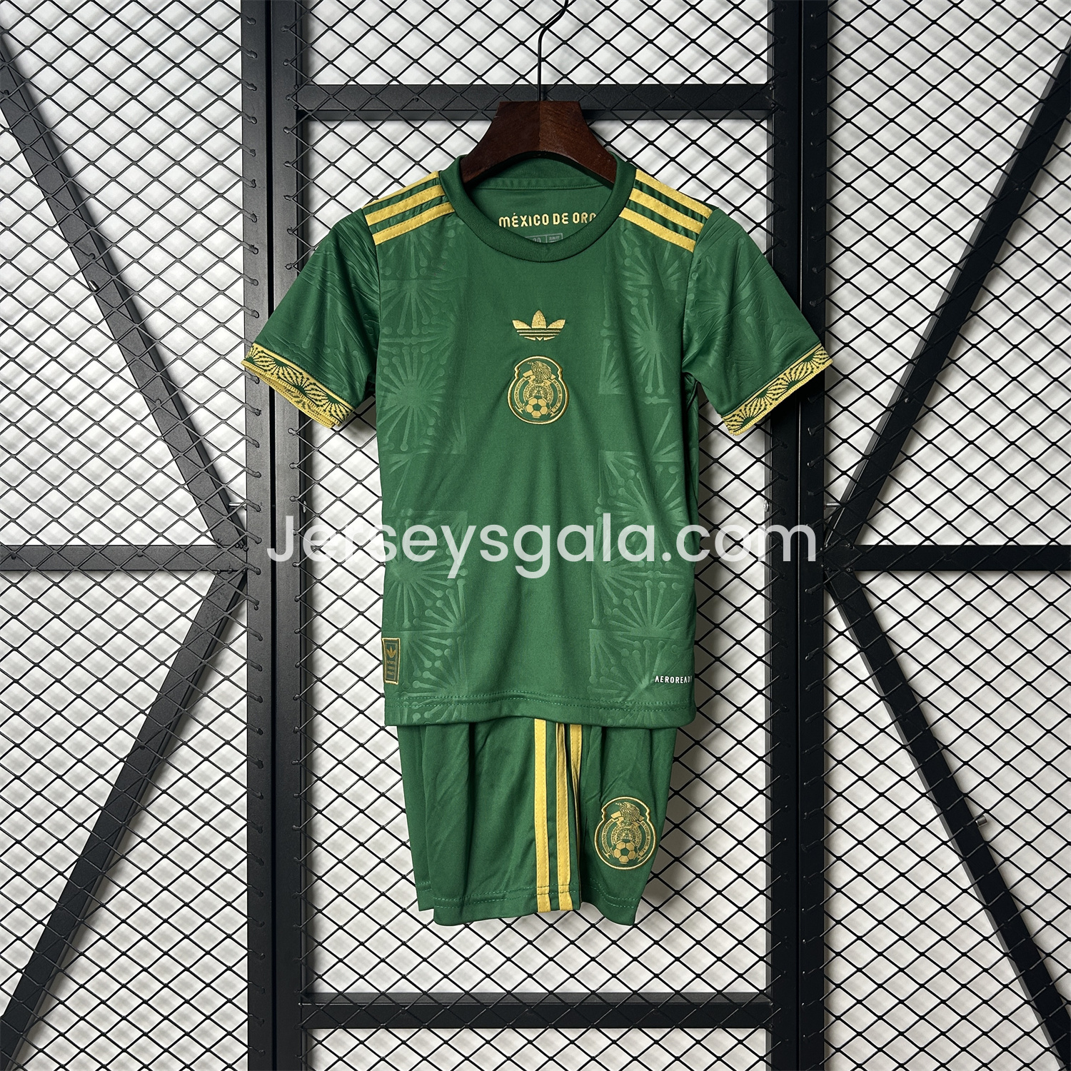Mexico 2025 Gold Cup Green Kids Kit - SOCCERDEALSHOP