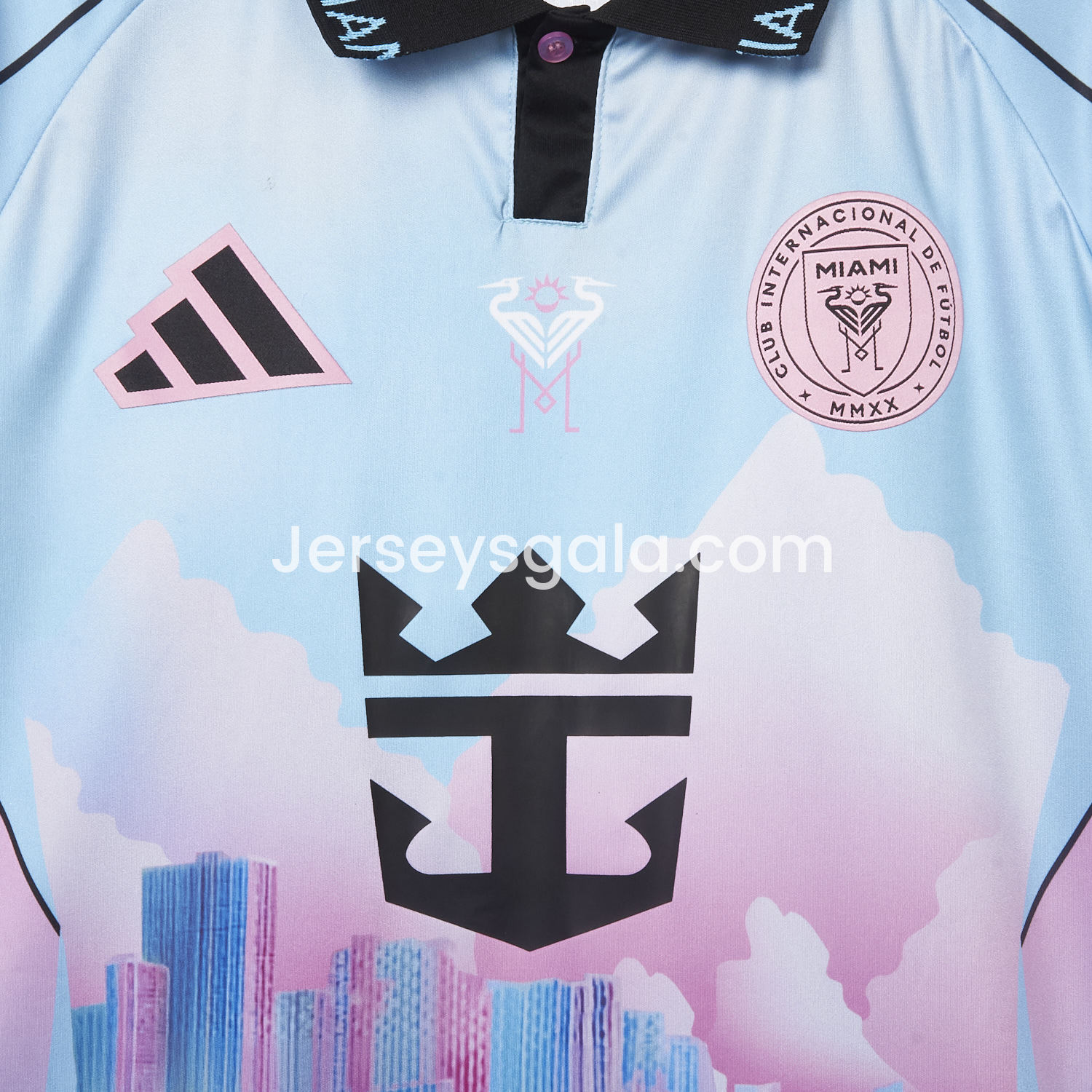 INT M.A.M 2025 Blue City Silhouette Special Edition Jersey - Fans Version - SOCCERDEALSHOP