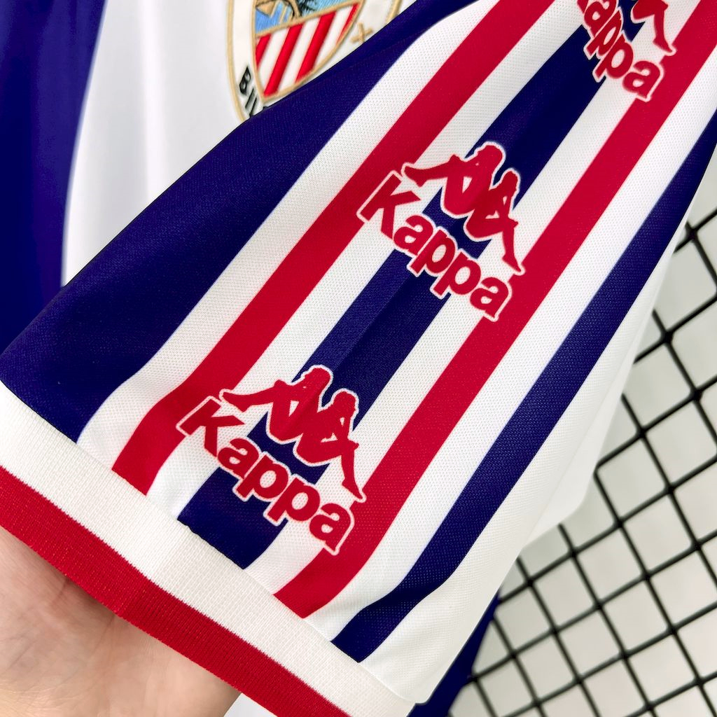 Retro Athletic Bilbao 1997-98 Away Unsponsored Jersey - SOCCERDEALSHOP