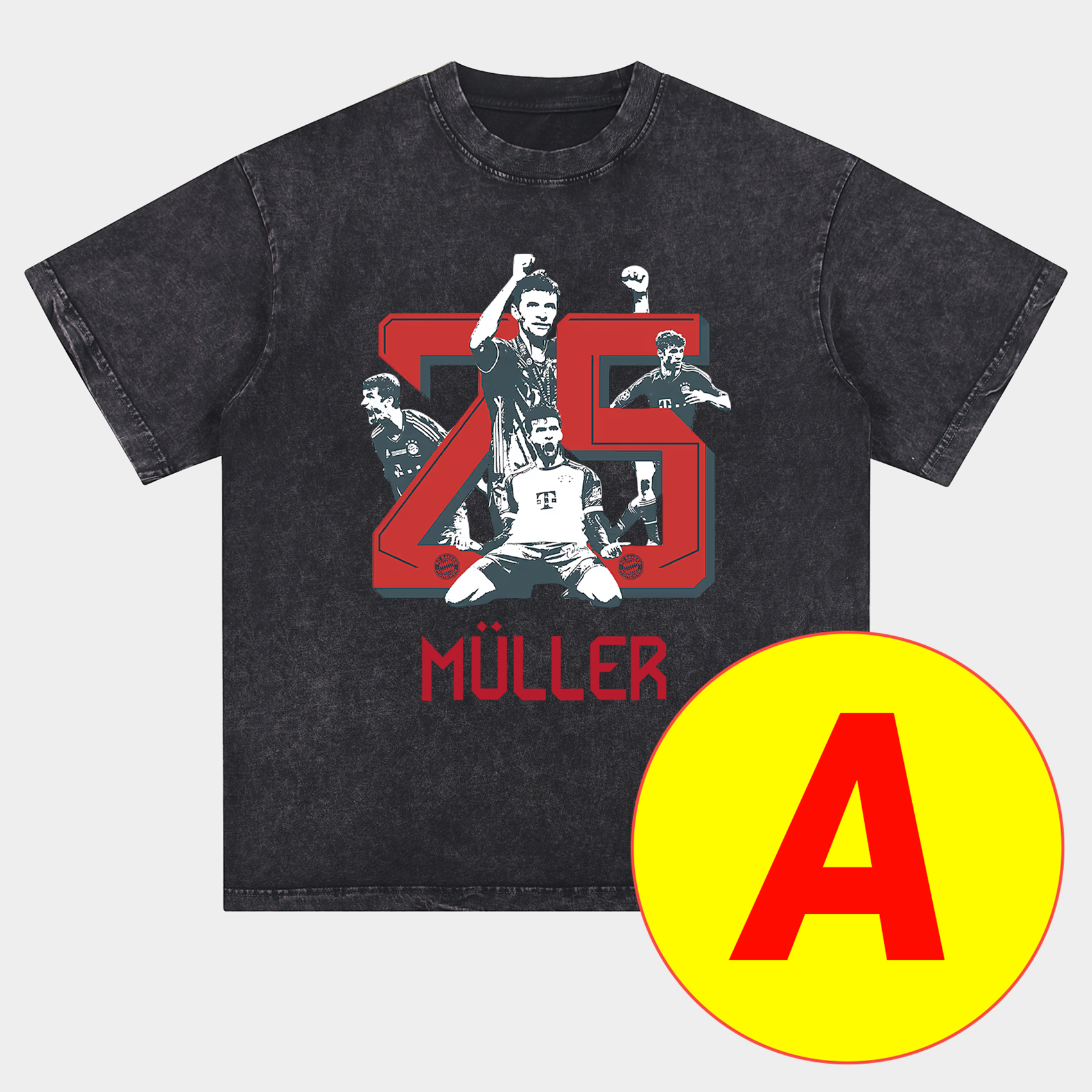 Bayern Munich Bundesliga Champions Deutscher Meister 2025 Oversized Washed T-Shirt - SOCCERDEALSHOP