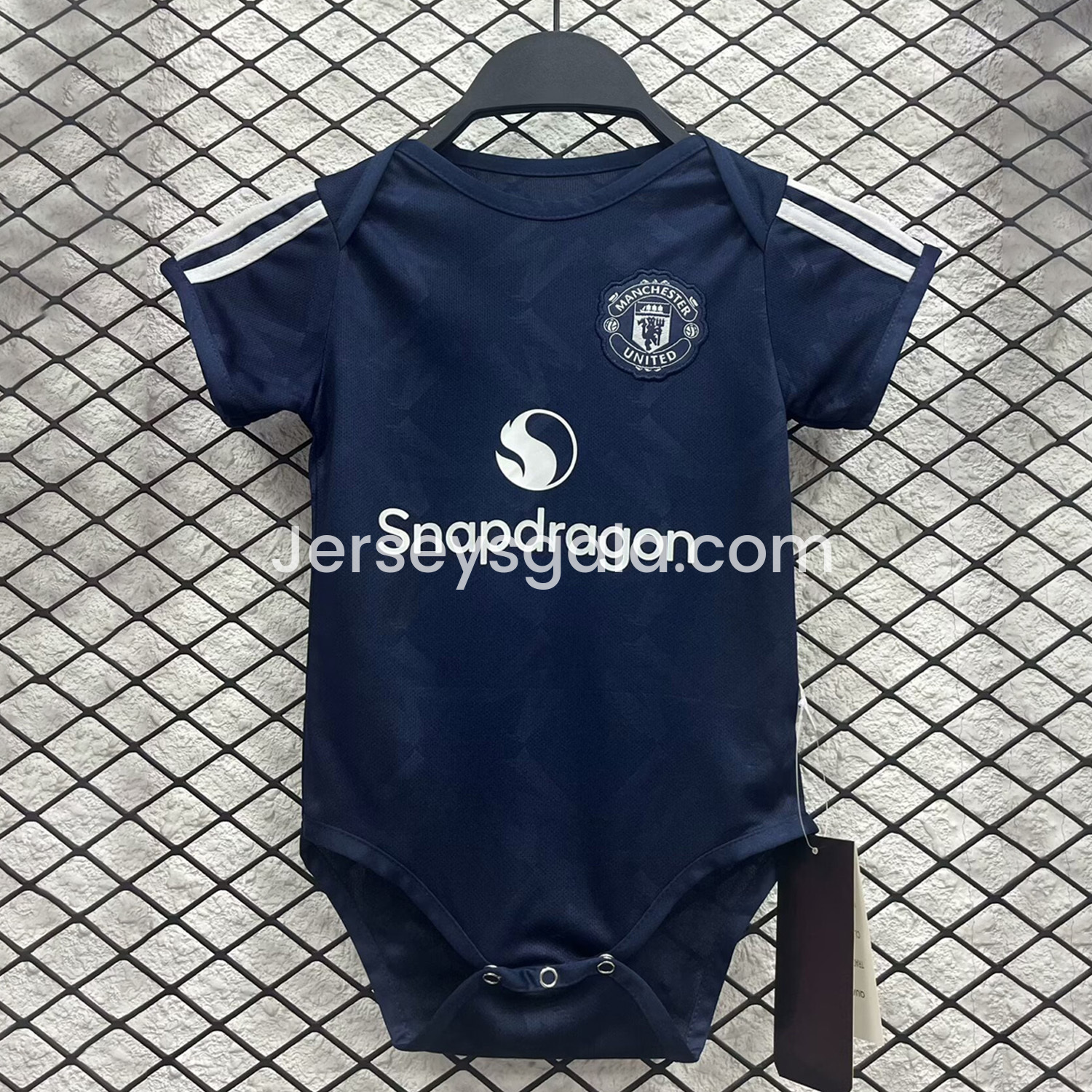 Manchester United 24-25 Away Baby Crawling Suit - SOCCERDEALSHOP