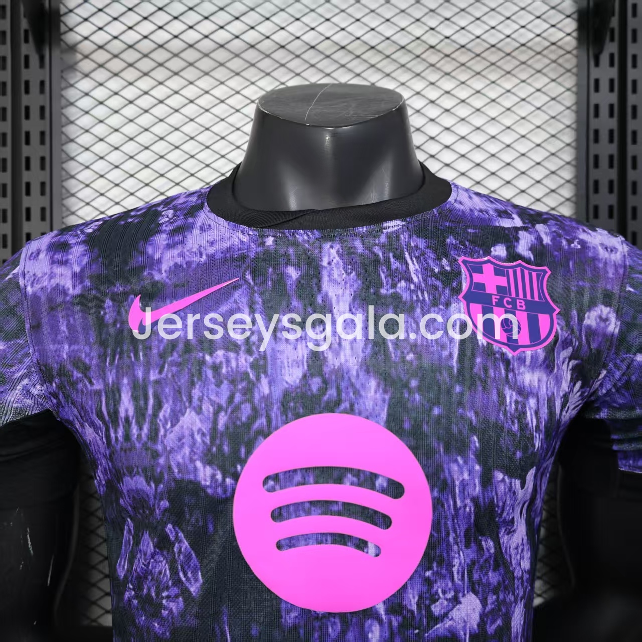 B.A.R.S.A 25-26 Purple Rock Pattern Jersey - Player Version - SOCCERDEALSHOP