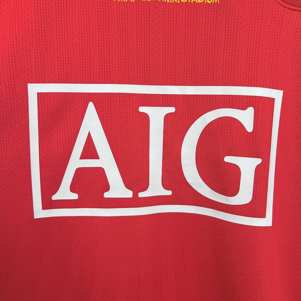 Manchester United Retro 07-08 Champions League Final Home Long Sleeve Jersey - SOCCERDEALSHOP