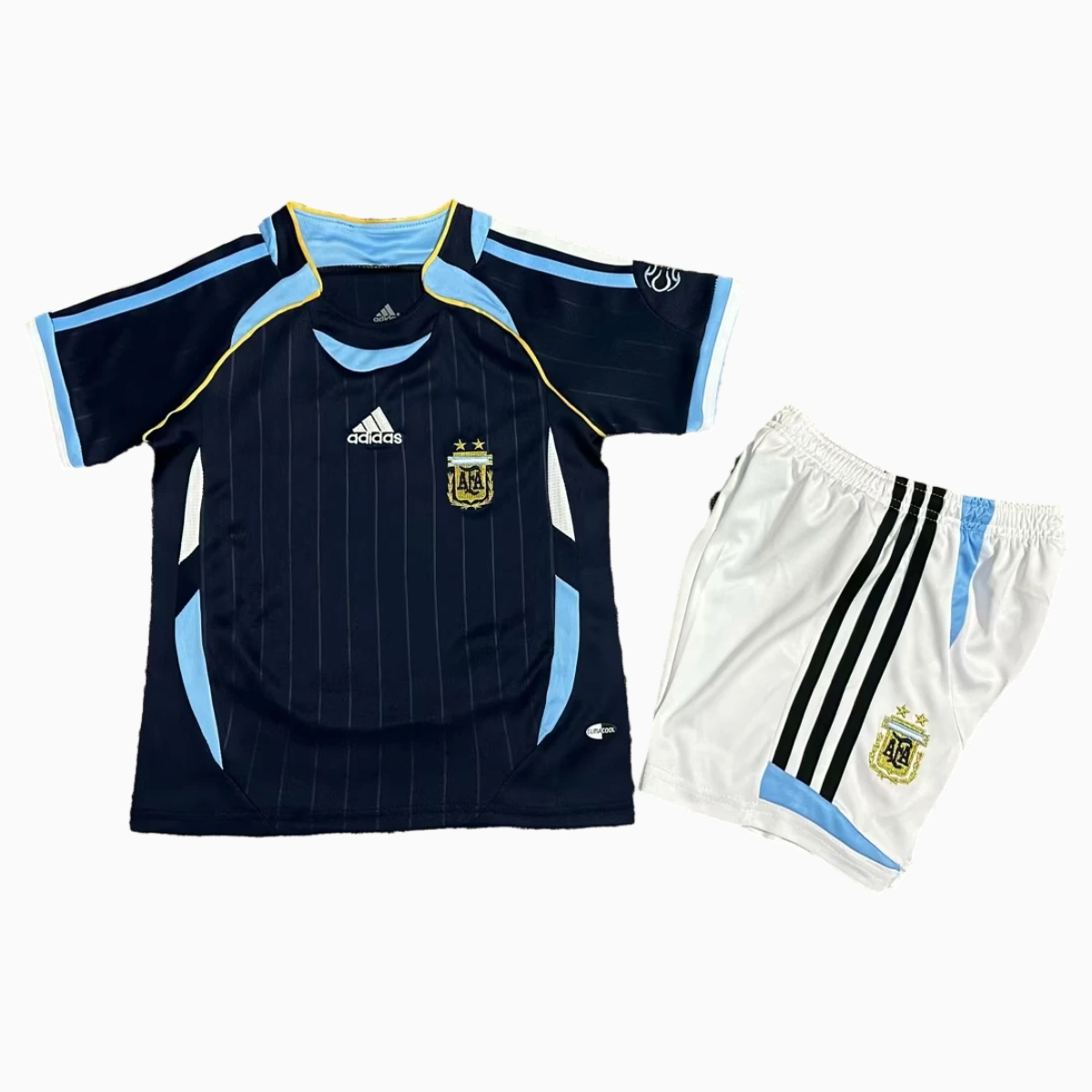 Retro Argentina 2006 Away Kids Kit - SOCCERDEALSHOP