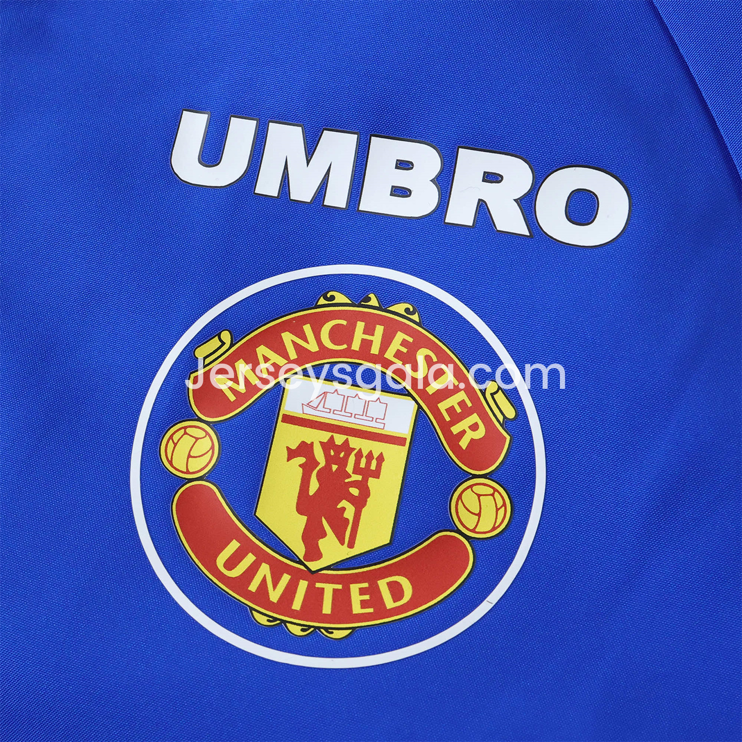 Retro Manchester United 1996 Double Sided Reversible Windbreaker - Blue & Green - SOCCERDEALSHOP