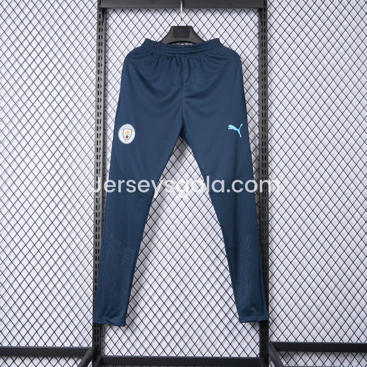 Manchester City 24-25 Deep Teal Training Pants - Player Version - SOCCERDEALSHOP