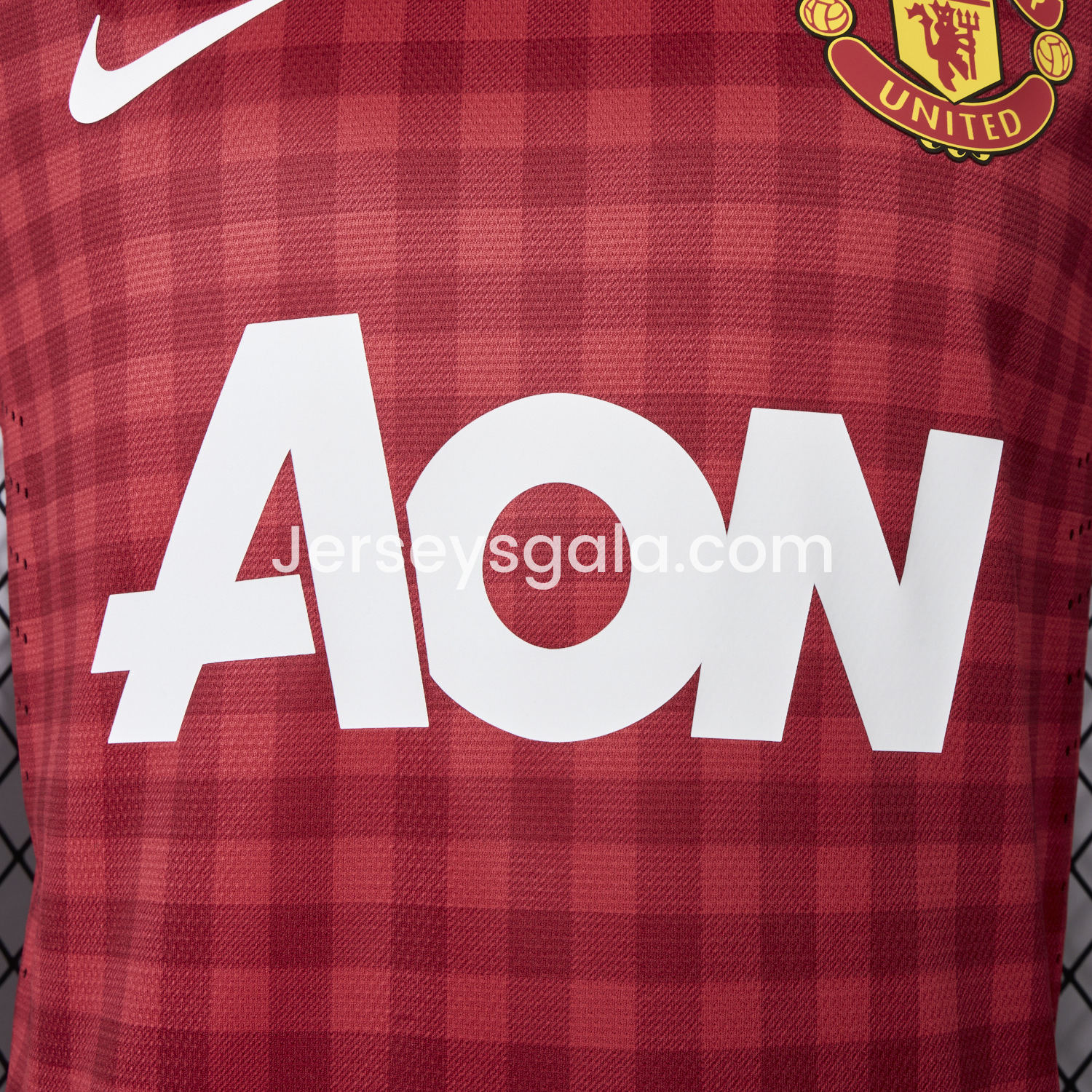 Retro Manchester United 2012-13 Home Jersey - Player Version - SOCCERDEALSHOP