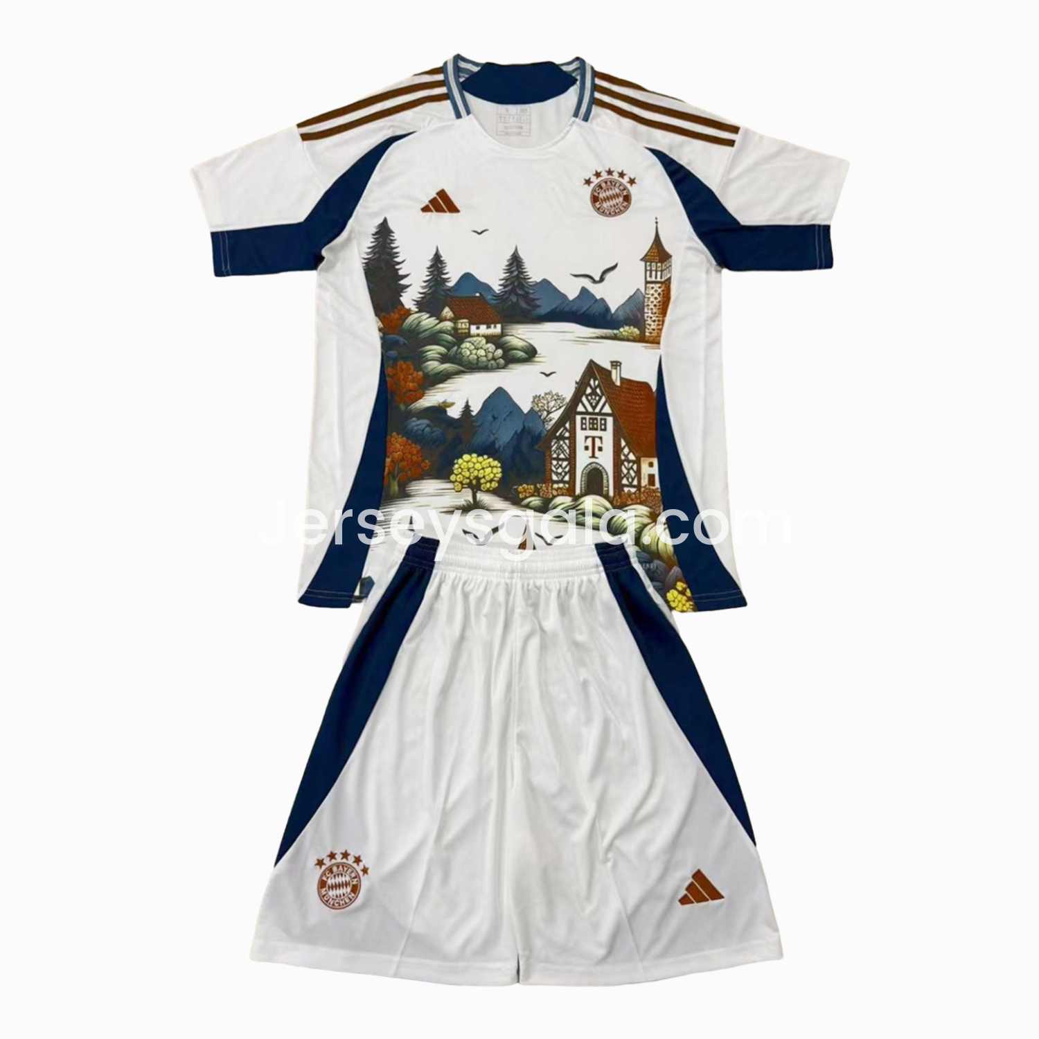 Bayern Munich 24-25 White Concept Kids Kit - SOCCERDEALSHOP