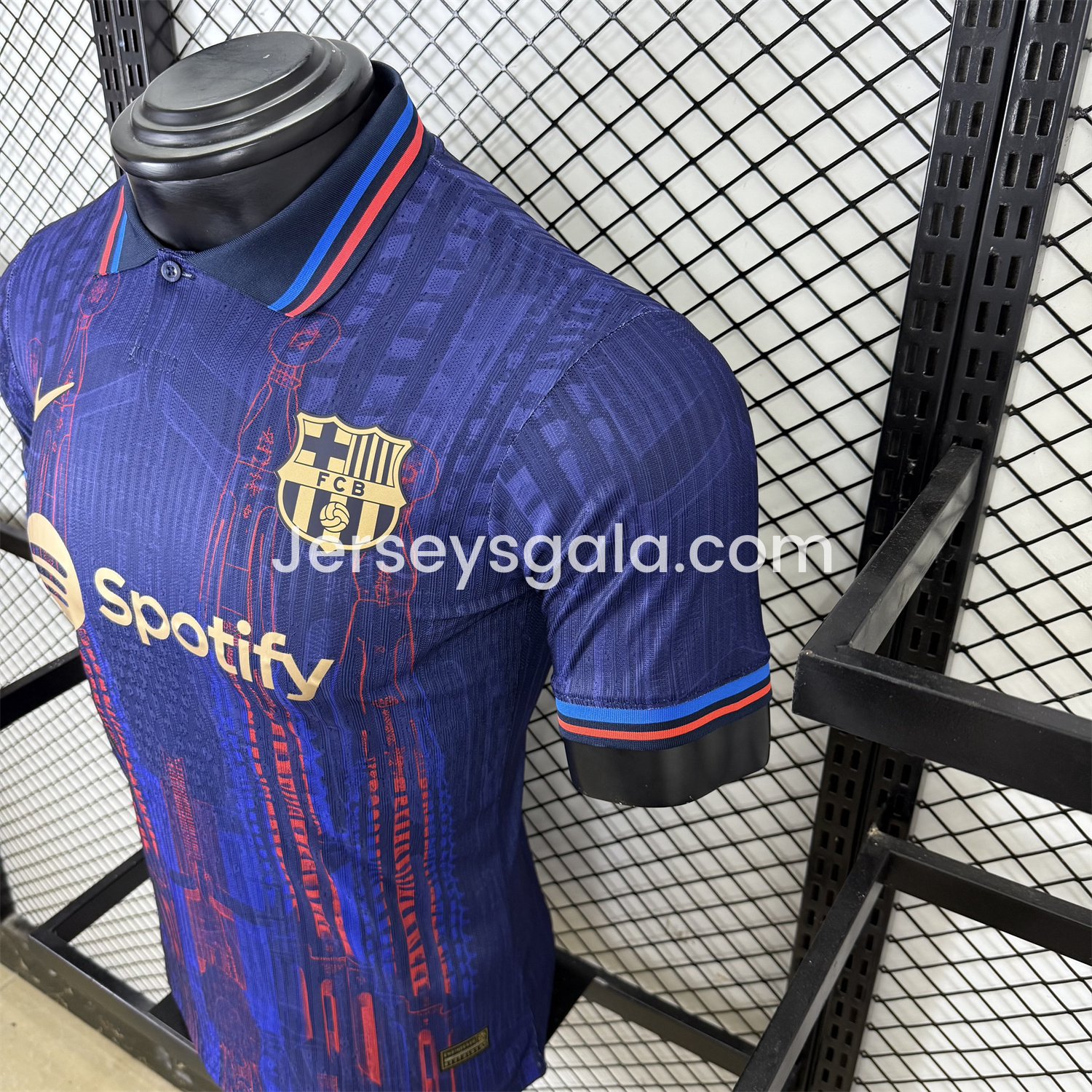 B.A.R.S.A 25-26 Sagrada Família Blue Special Edition Jersey - Player Version - SOCCERDEALSHOP