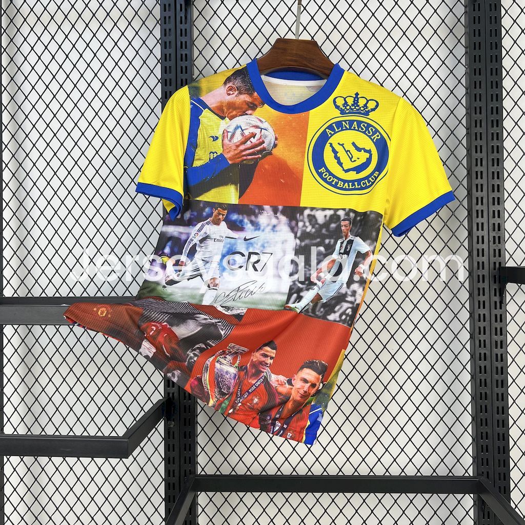 Cristiano Ronaldo Career Commemorative Moments Jigsaw Puzzle Jersey - Fans Version - Real Madrid Manchester United Juventus Portugal Al Nassr - SOCCERDEALSHOP