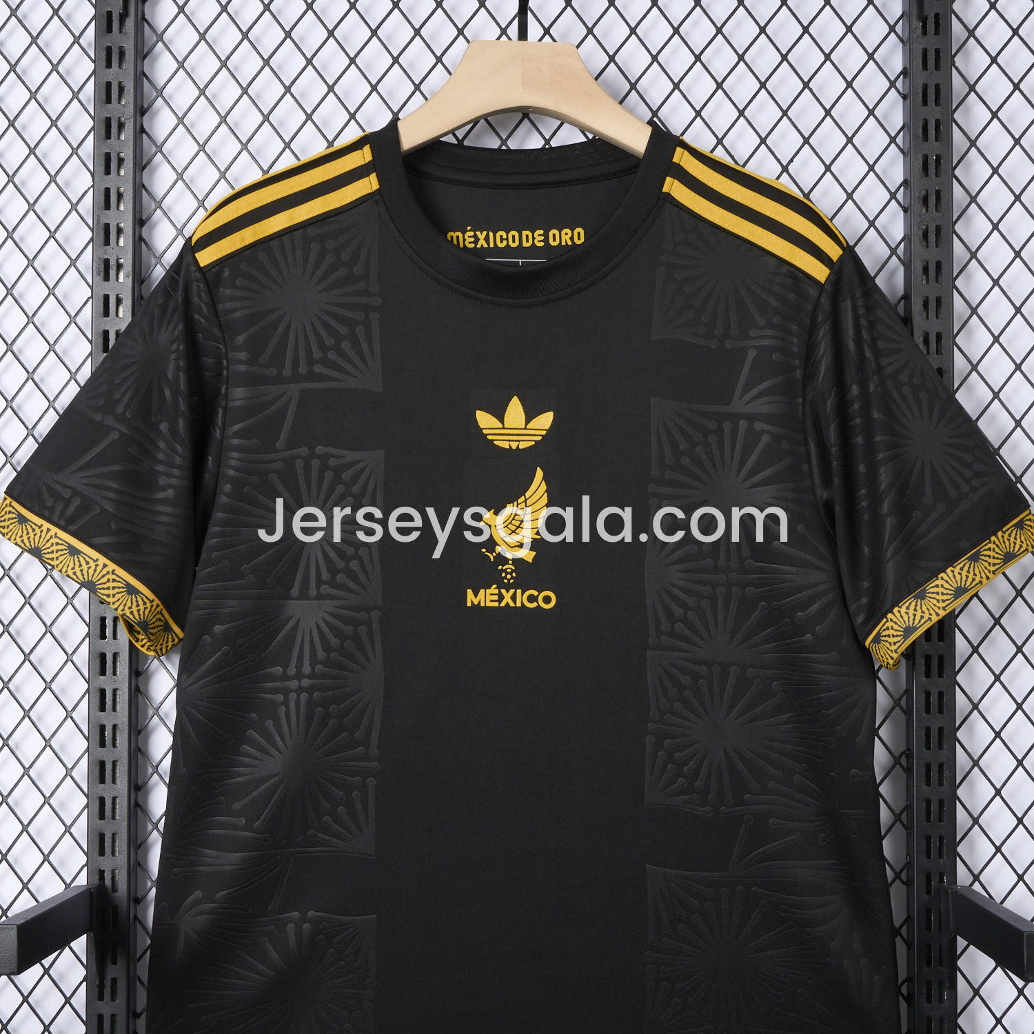 Mexico 2025 Gold Cup Home Black Jersey - Fans Version - SOCCERDEALSHOP