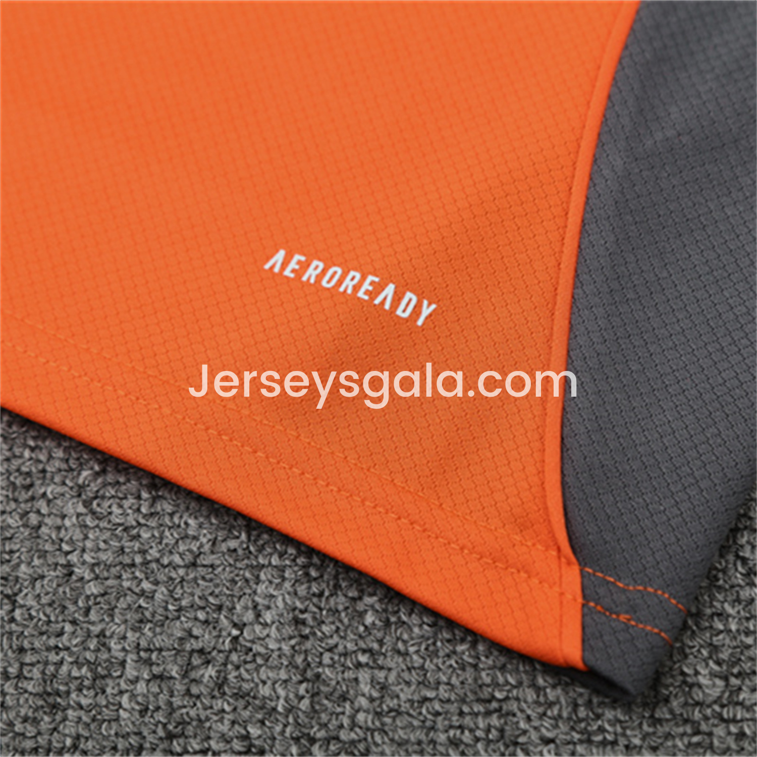 Bayern Munich 25-26 Kids Short-Sleeve Training Set - Orange Top & Gray shorts - SOCCERDEALSHOP