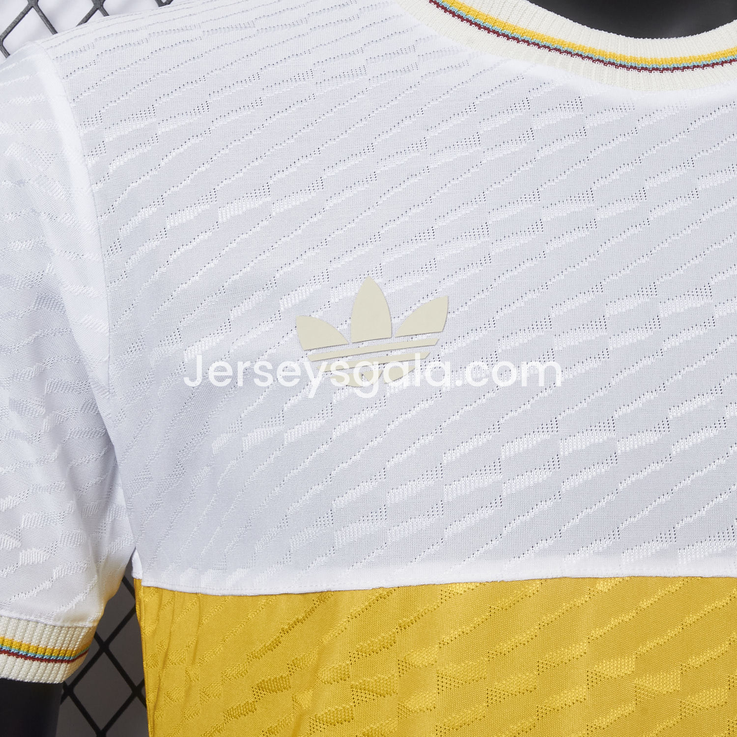 Colombia 2024 100th Anniversary Jersey with Jacquard Fabric - Player Version - SOCCERDEALSHOP