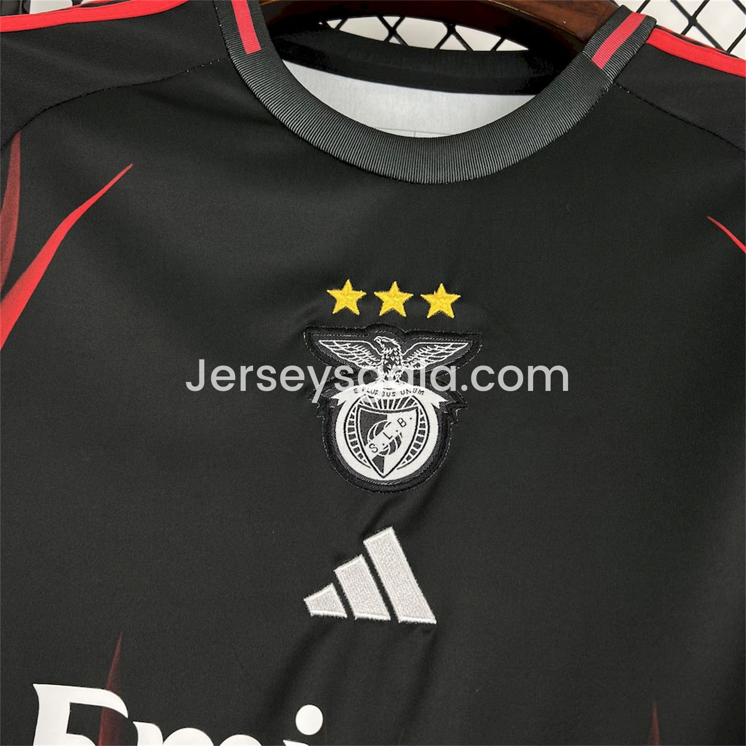 Benfica 24-25 Black and Red Fire Special Edition Jersey - Fans Version - SOCCERDEALSHOP