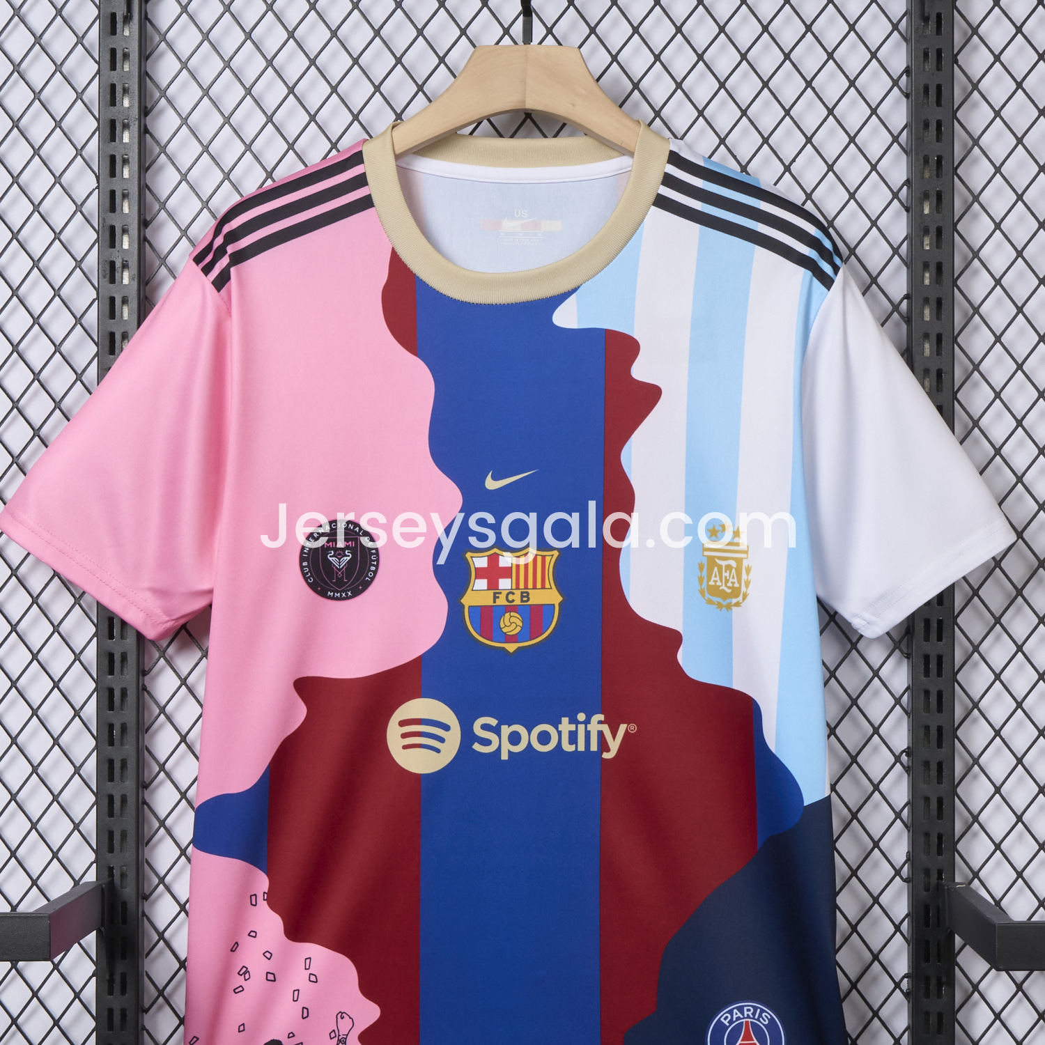 Messi Career Commemorative Jersey - Fans Version - B.A.R.S.A Argentina Paris Saint-Germain PSG INT M.A.M - SOCCERDEALSHOP