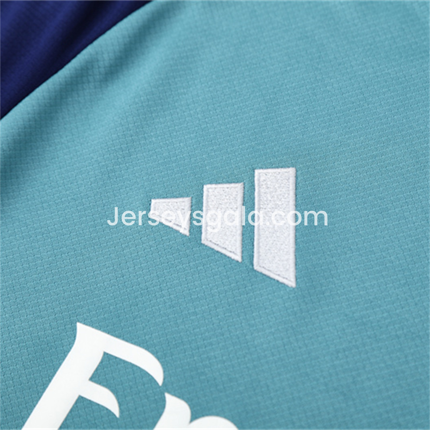 Arsenal 25-26 Kids Short-Sleeve Training Set - Green Top and Deep Blue Shorts - SOCCERDEALSHOP