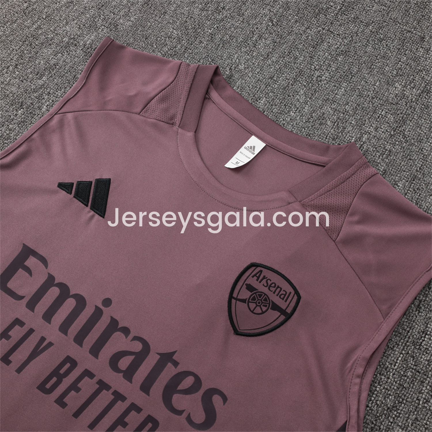 Arsenal 25-26 Vest Training Set - Purple Vest and Deep Purple Shorts - SOCCERDEALSHOP